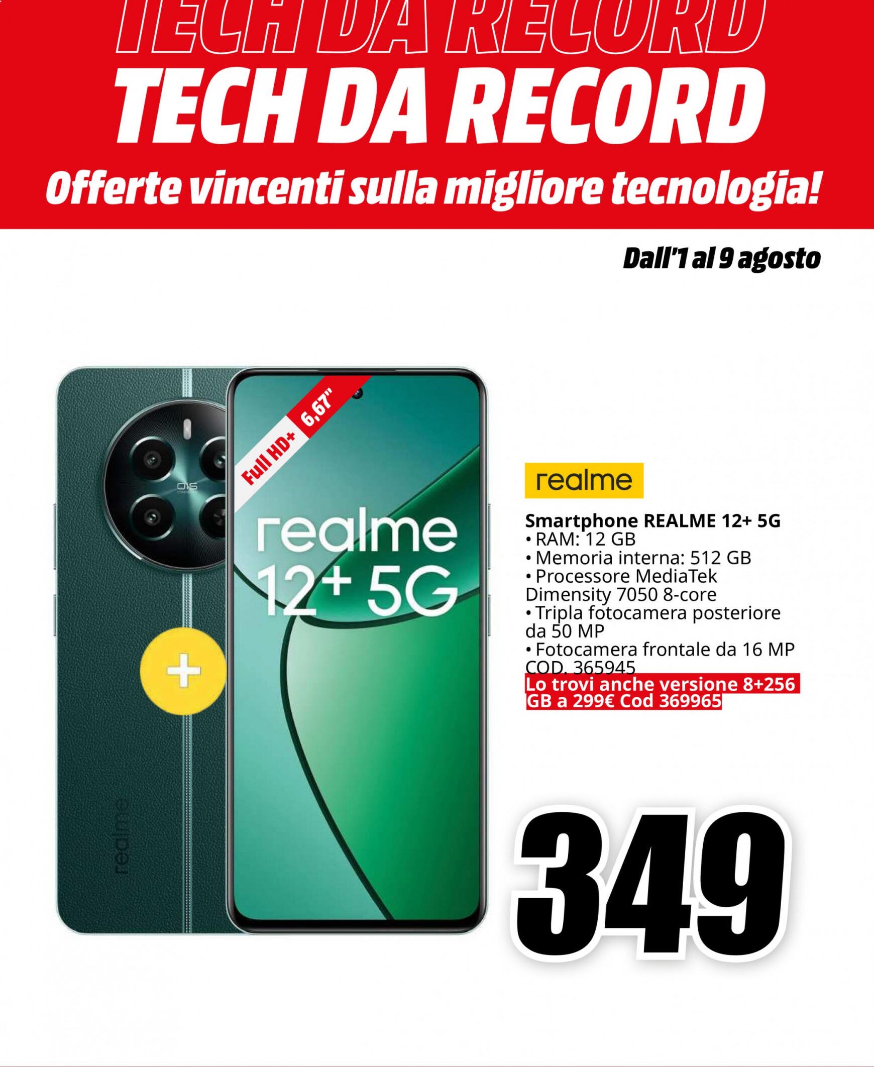 mediaworld - Nuovo volantino Mediaworld 01.08. - 09.08. - page: 13