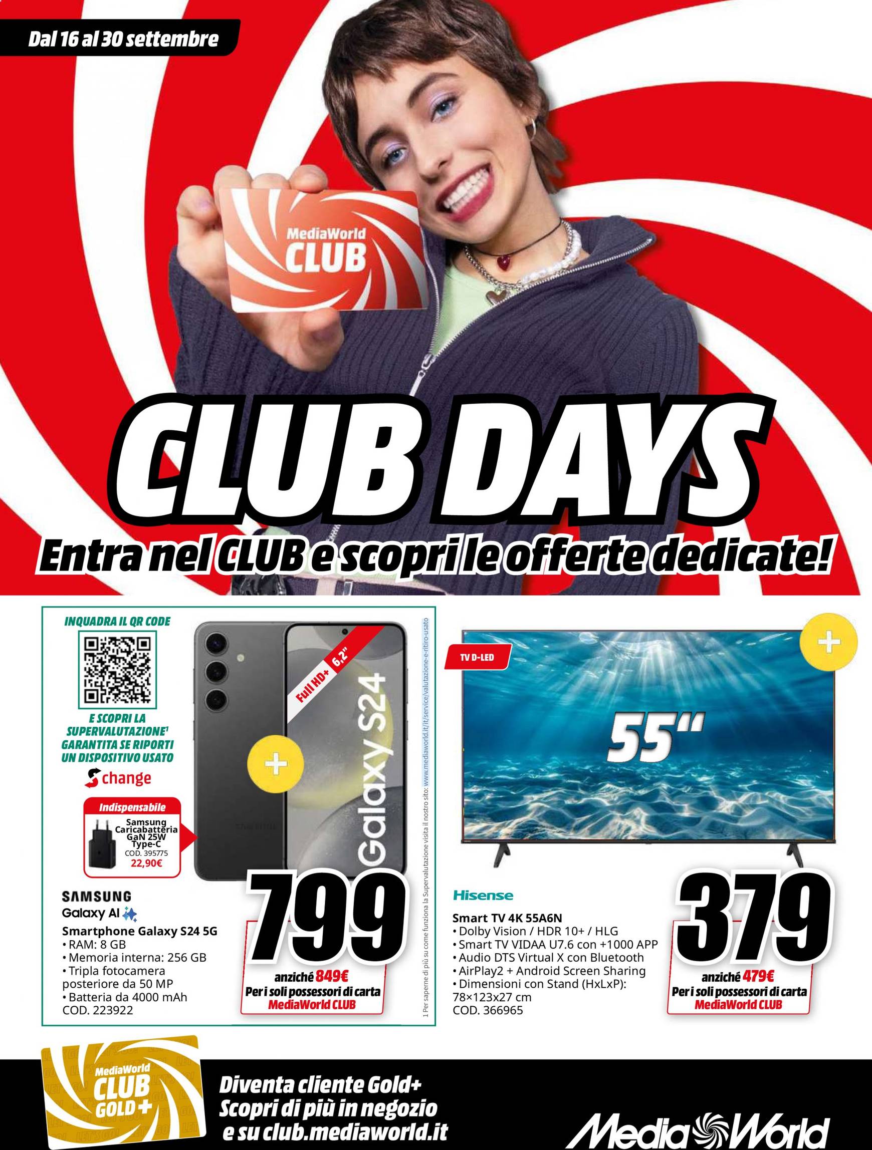 mediaworld - Nuovo volantino Mediaworld 16.09. - 30.09. - page: 1