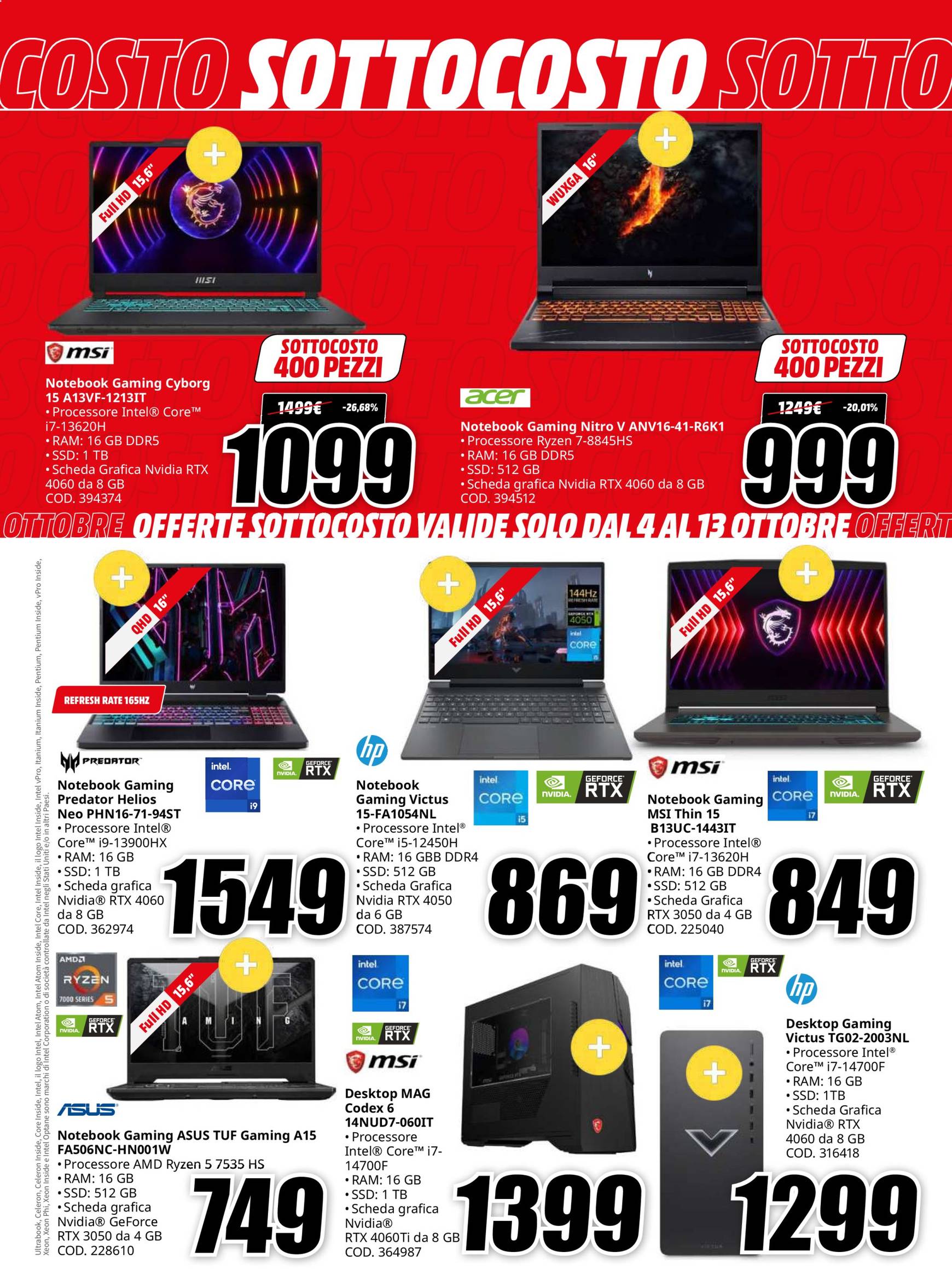 mediaworld - Nuovo volantino Mediaworld 04.10. - 17.10. - page: 13