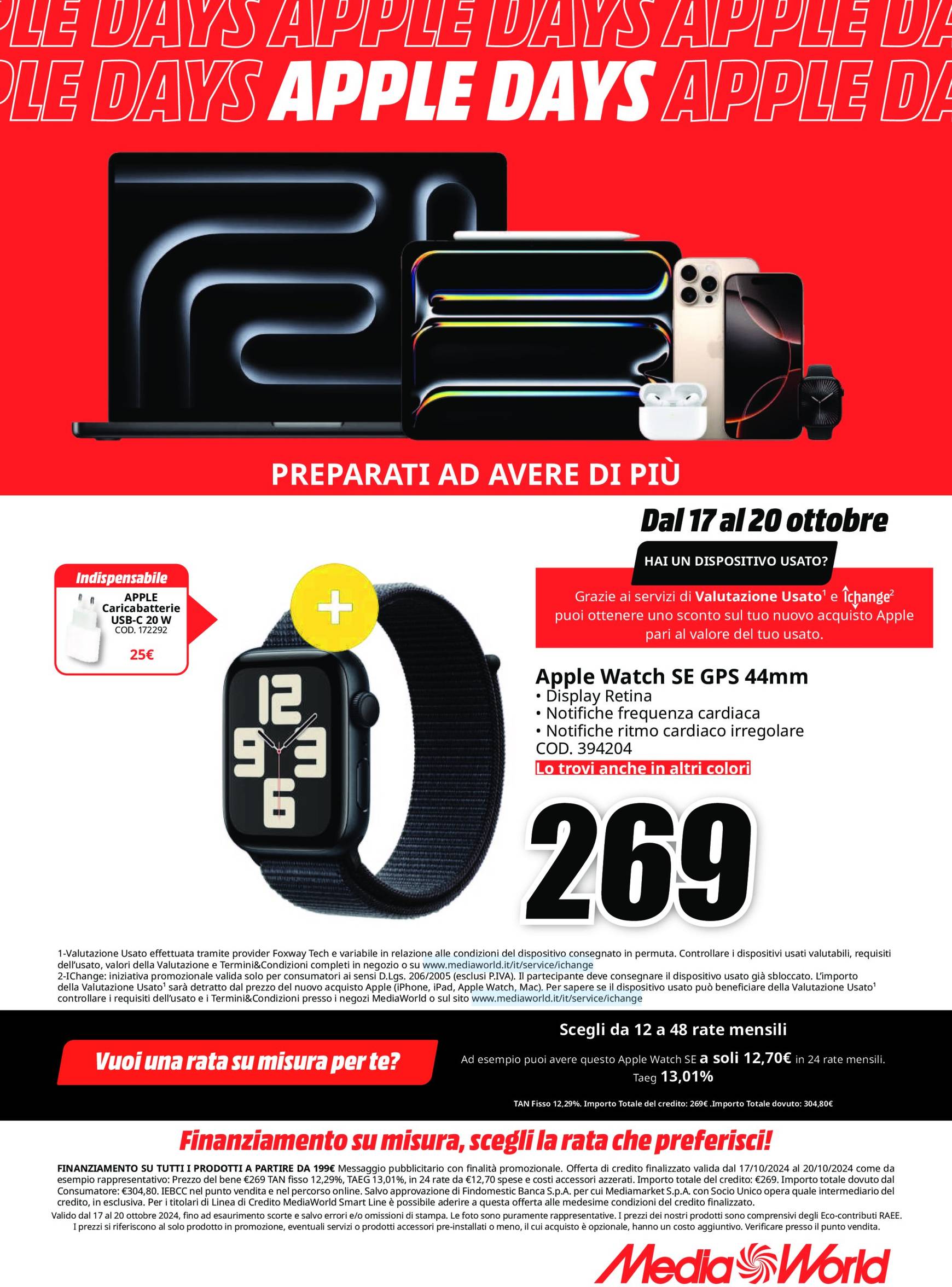 mediaworld - Volantino Mediaworld - Apple Days valido dal 17.10. al 20.10. - page: 9