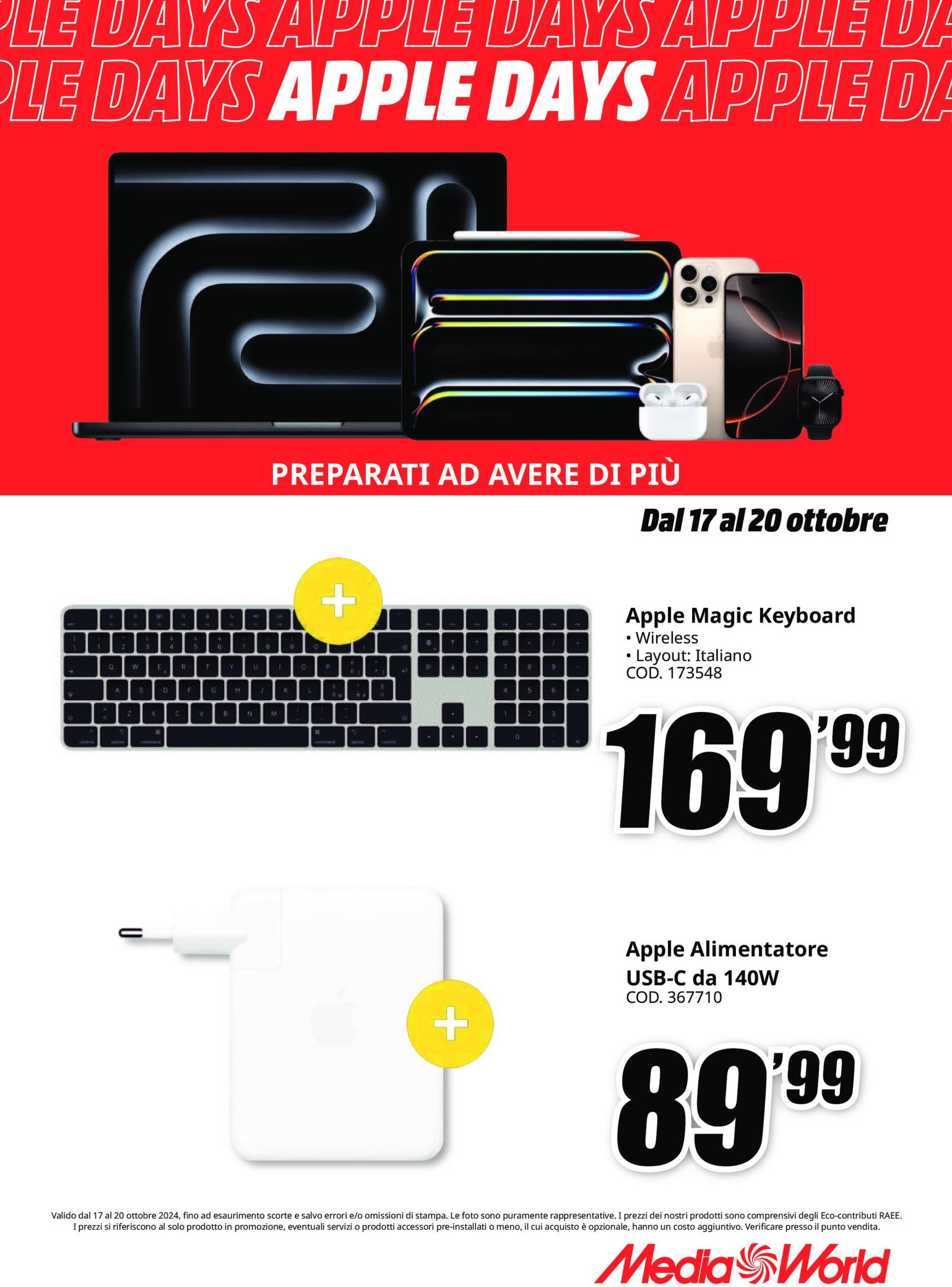 mediaworld - Volantino Mediaworld - Apple Days valido dal 17.10. al 20.10. - page: 11