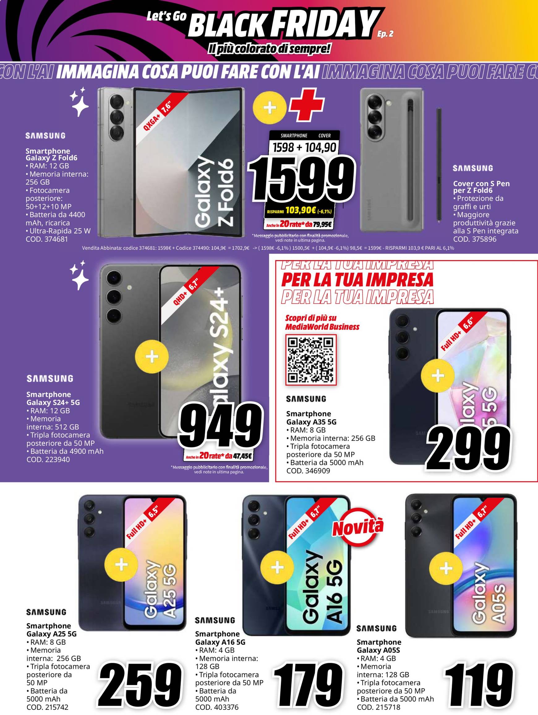 mediaworld - Volantino Mediaworld - Black Friday valido dal 12.11. al 20.11. - page: 2