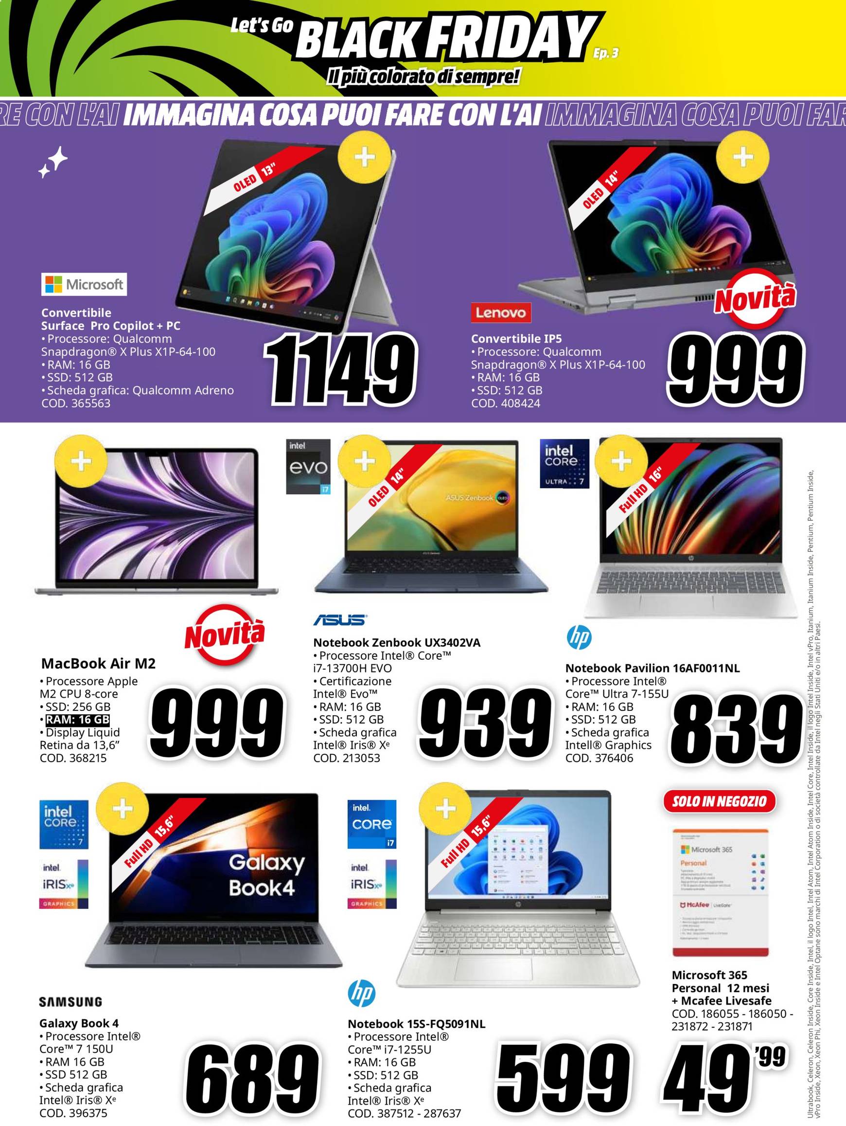 mediaworld - Volantino Mediaworld - Black Friday valido dal 21/11 al 02/12 - page: 8