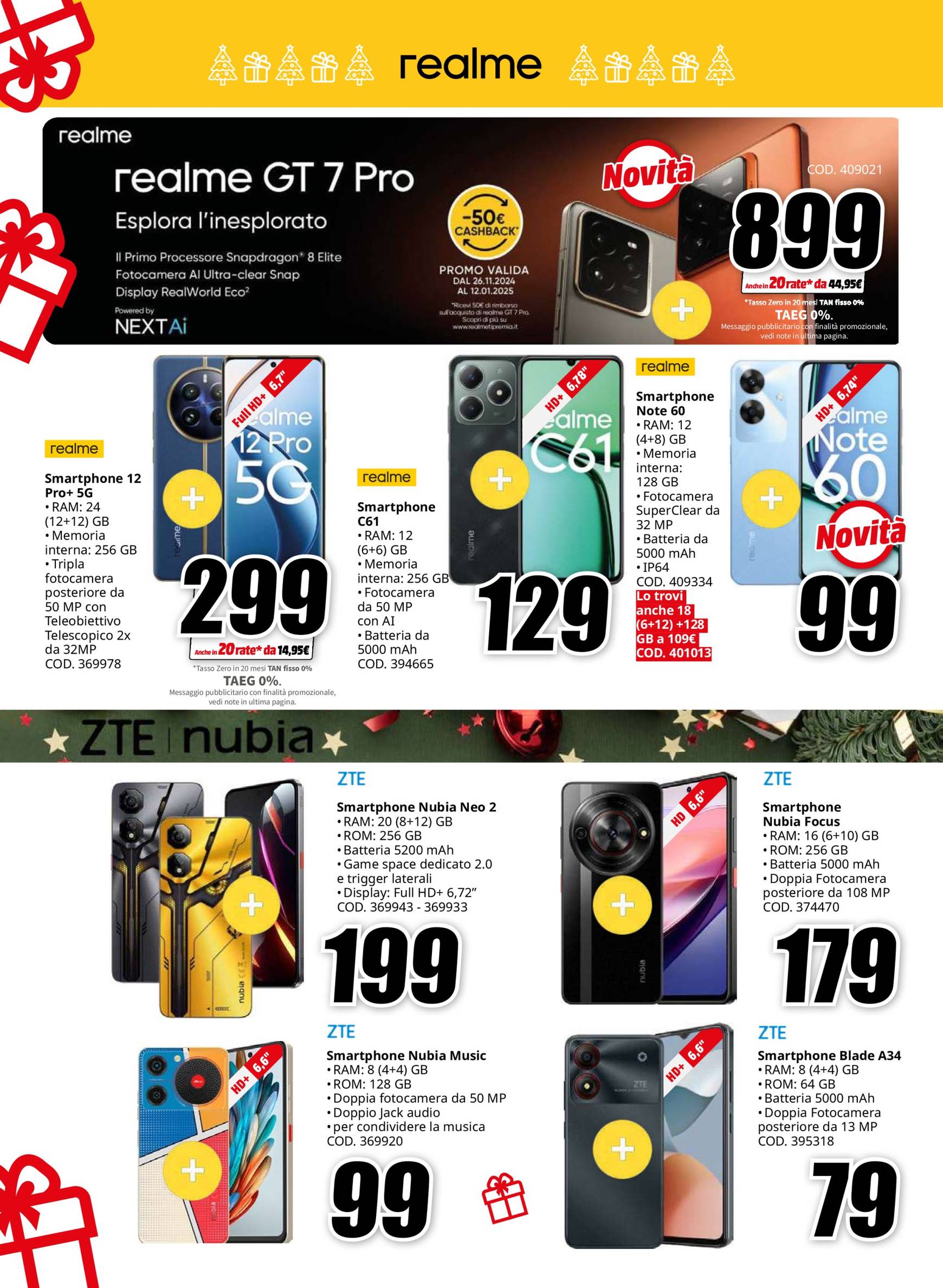 mediaworld - Volantino Mediaworld - Scegli il tuo Regalo Tech valido dal 03/12 al 24/12 - page: 4