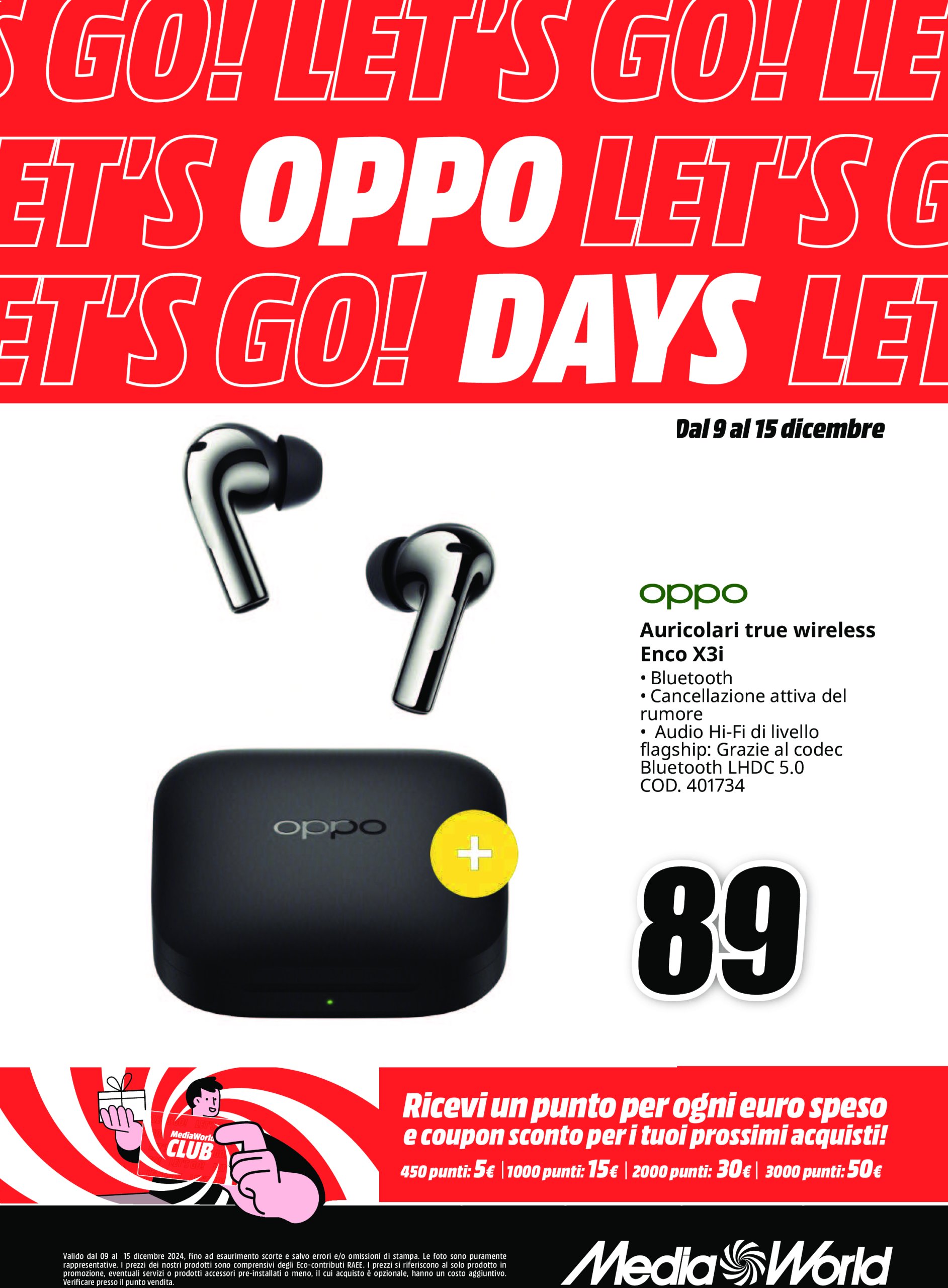 mediaworld - Volantino Mediaworld - Oppo Days valido dal 09/12 al 15/12 - page: 2