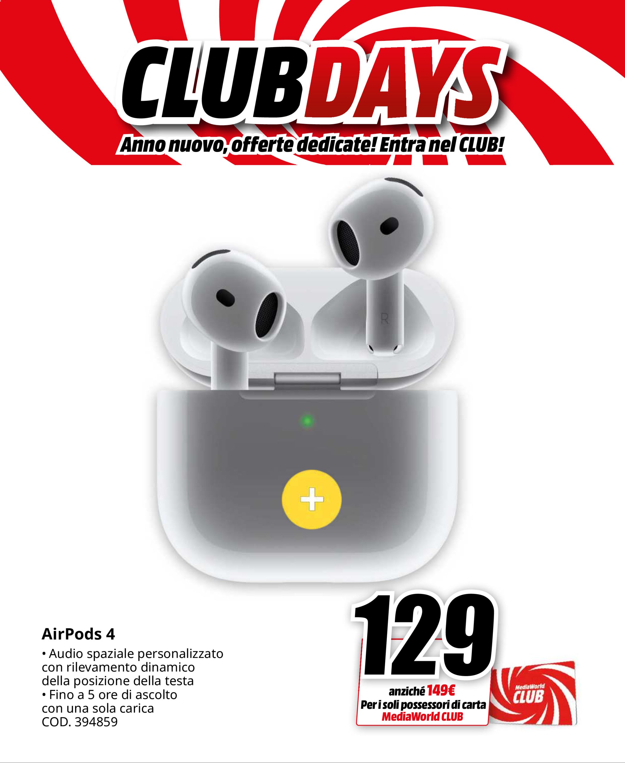 mediaworld - Volantino Mediaworld - Club Days valido dal 26/12 al 03/01 - page: 11