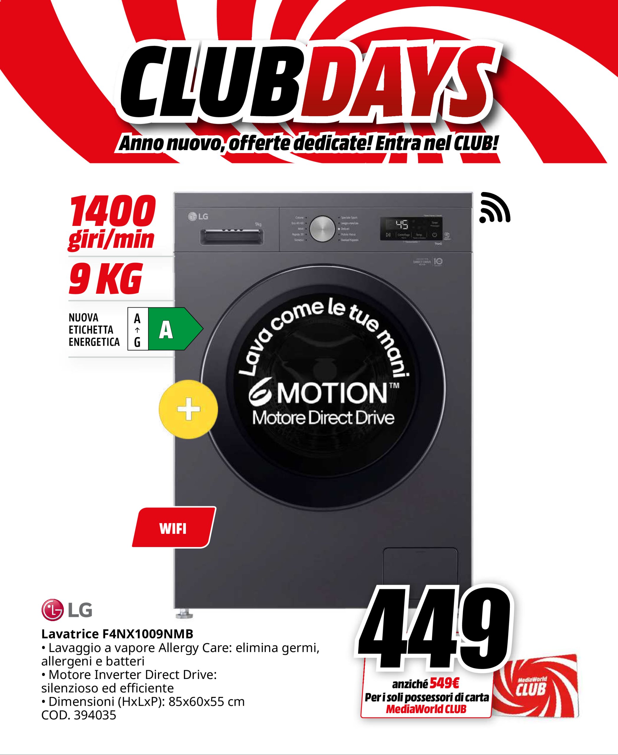 mediaworld - Volantino Mediaworld - Club Days valido dal 26/12 al 03/01 - page: 48