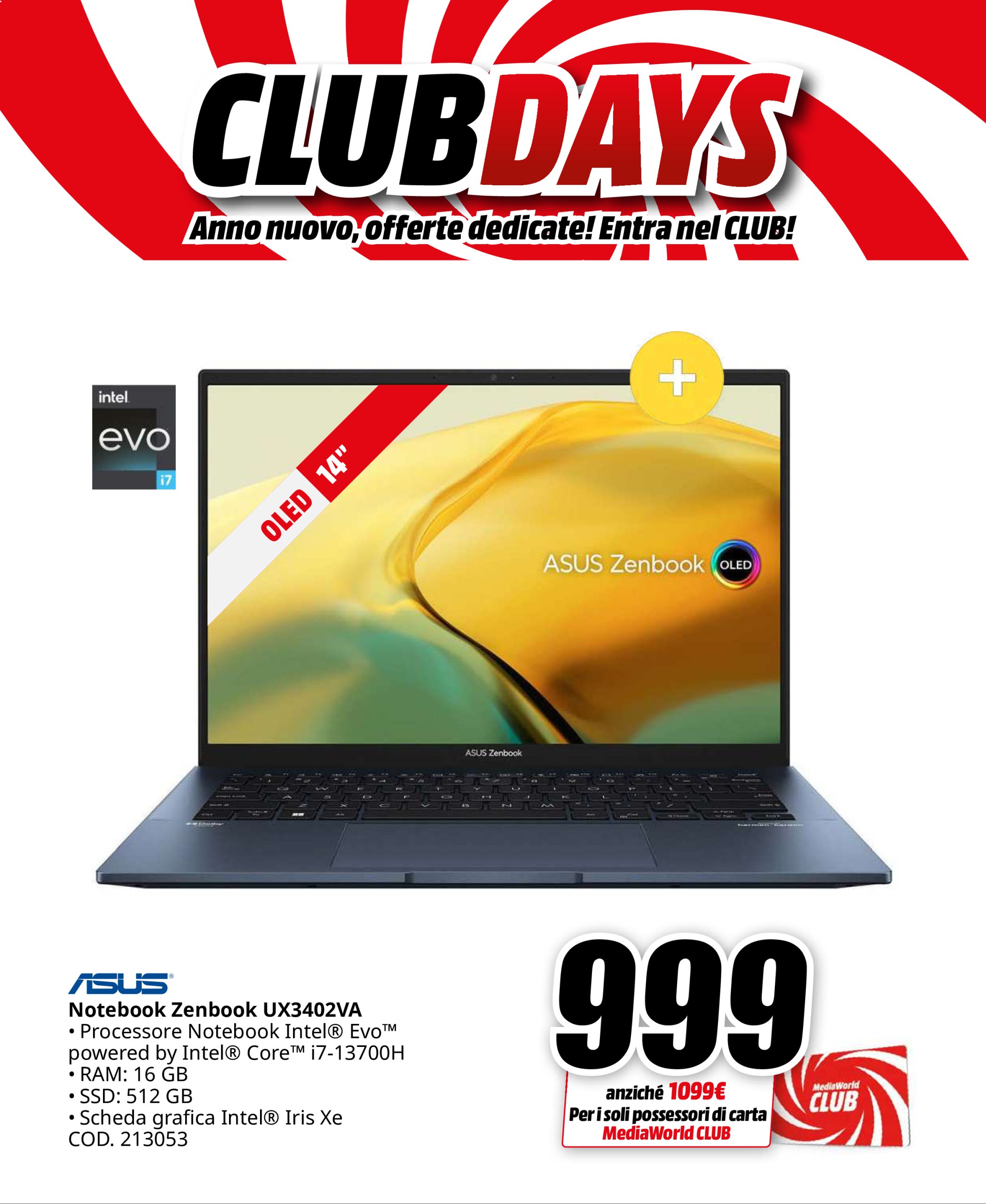 mediaworld - Volantino Mediaworld - Club Days valido dal 26/12 al 03/01 - page: 17