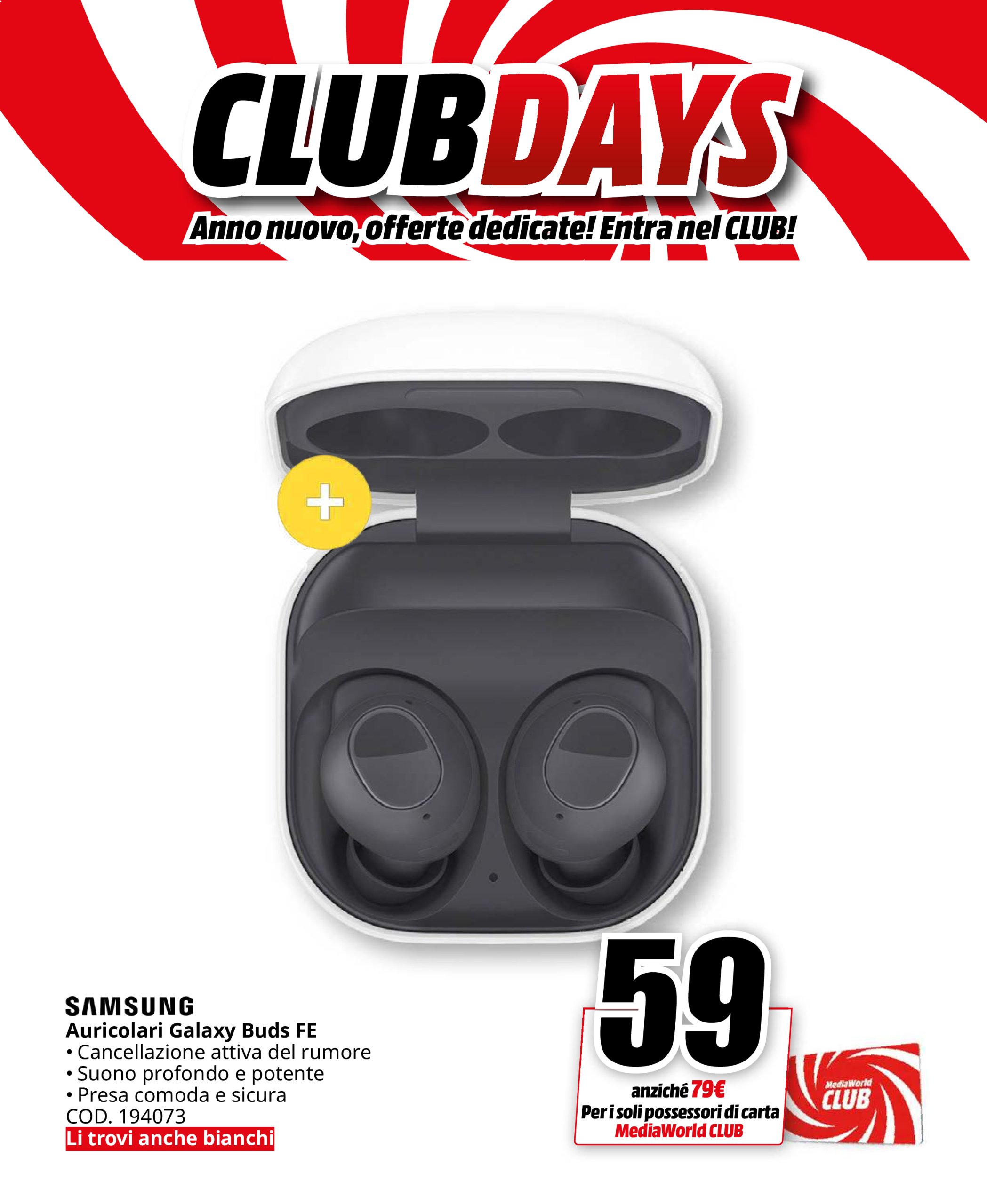 mediaworld - Volantino Mediaworld - Club Days valido dal 26/12 al 03/01 - page: 10