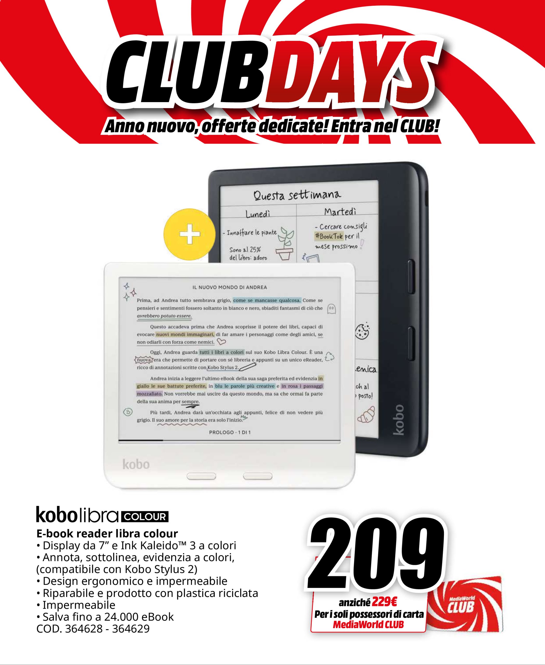 mediaworld - Volantino Mediaworld - Club Days valido dal 26/12 al 03/01 - page: 13