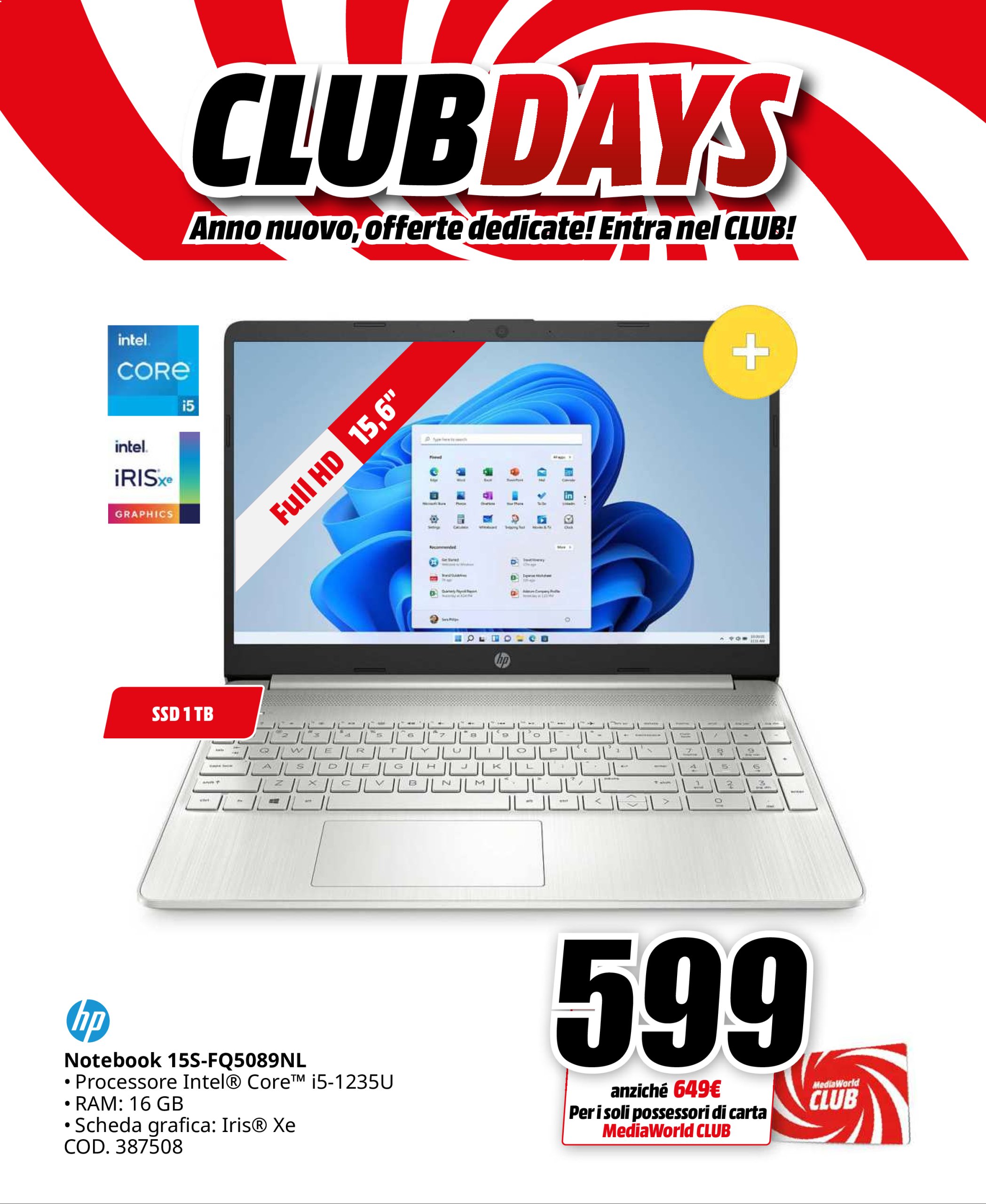 mediaworld - Volantino Mediaworld - Club Days valido dal 26/12 al 03/01 - page: 18