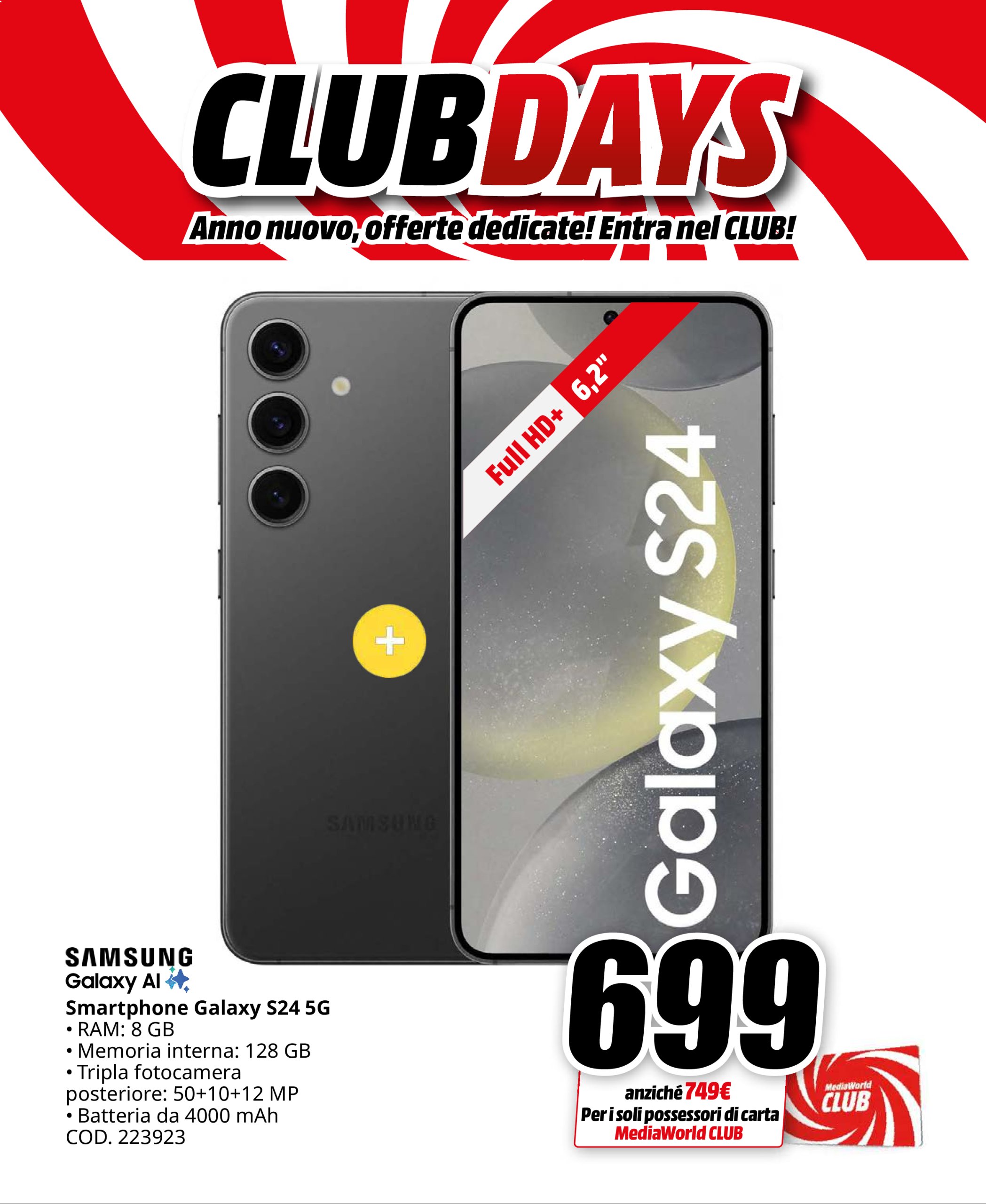 mediaworld - Volantino Mediaworld - Club Days valido dal 26/12 al 03/01 - page: 2