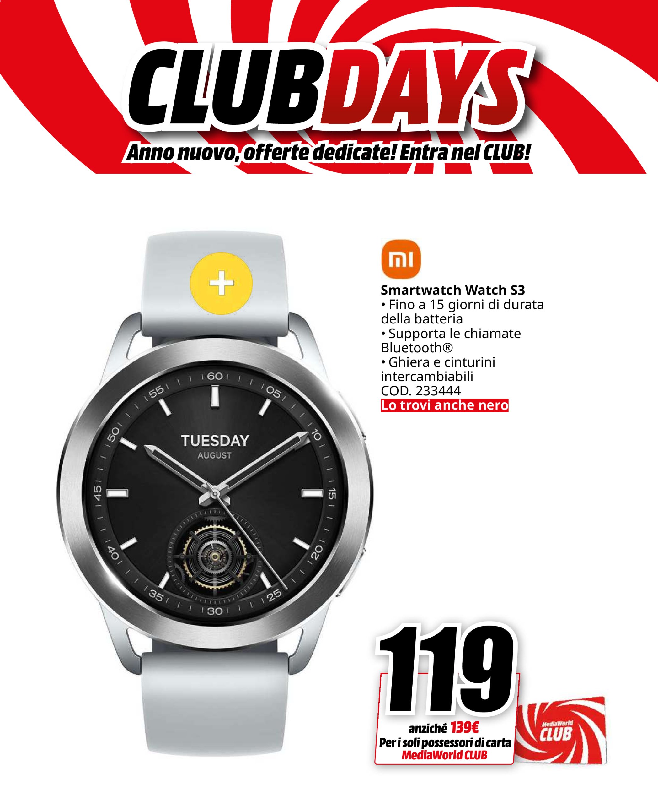 mediaworld - Volantino Mediaworld - Club Days valido dal 26/12 al 03/01 - page: 9