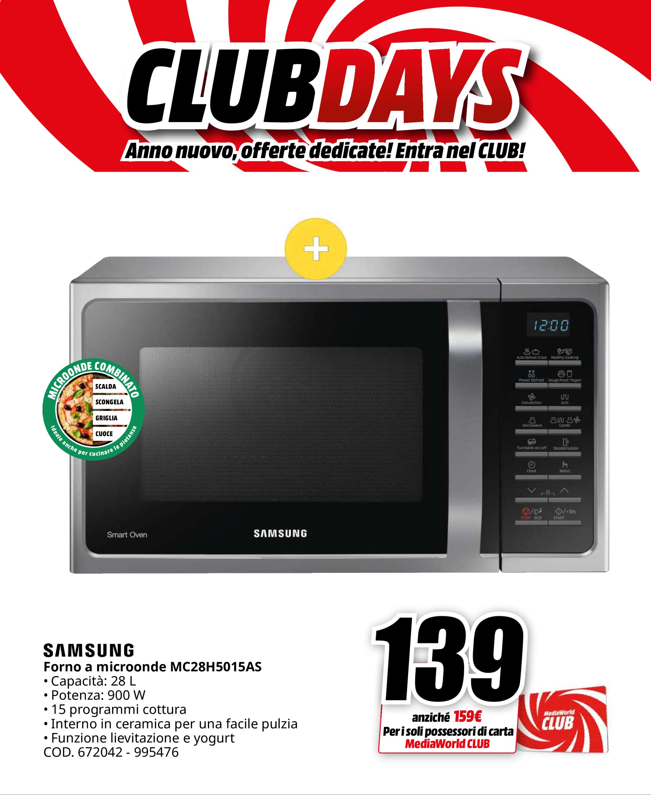 mediaworld - Volantino Mediaworld - Club Days valido dal 26/12 al 03/01 - page: 42