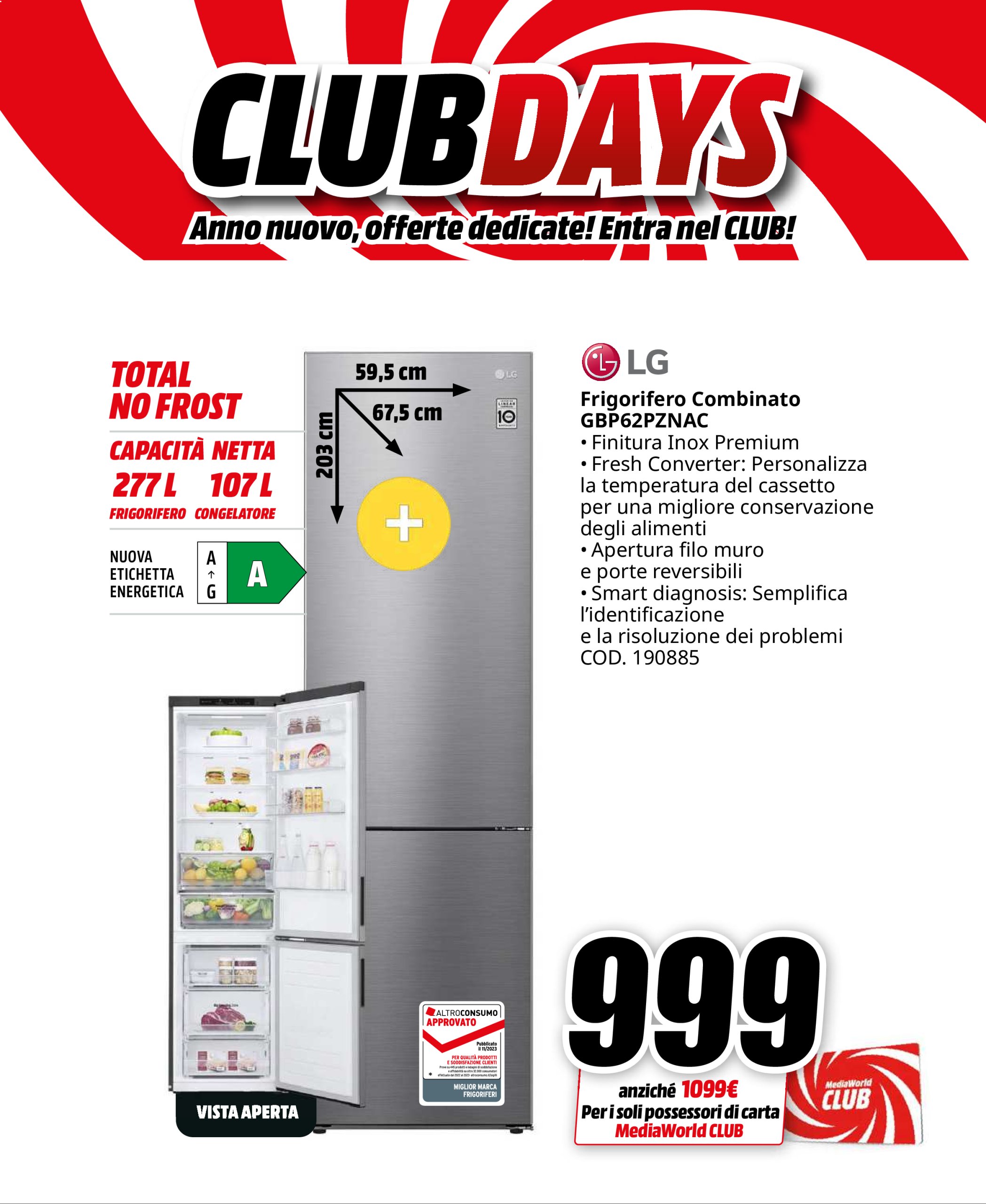 mediaworld - Volantino Mediaworld - Club Days valido dal 26/12 al 03/01 - page: 49