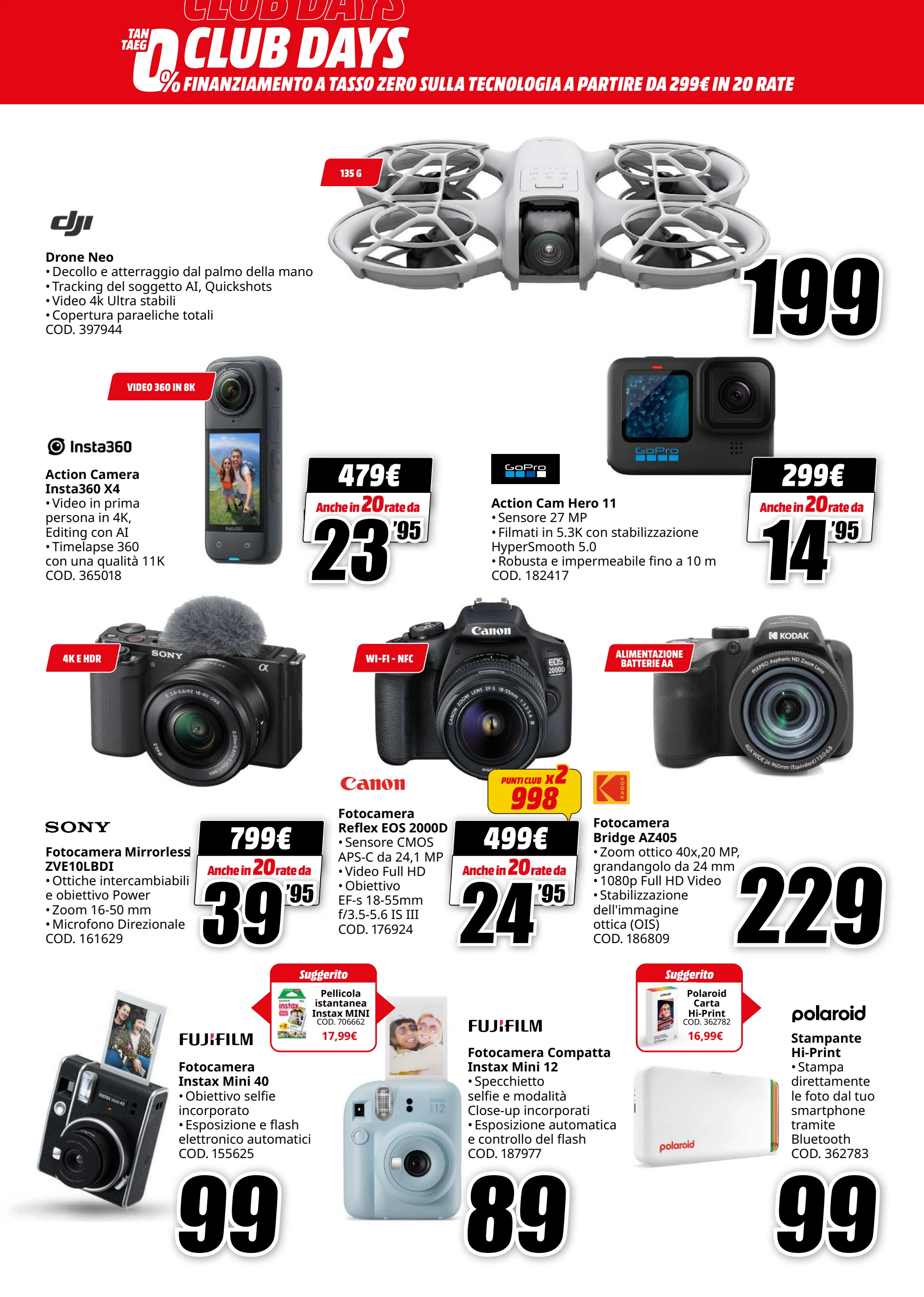 mediaworld - Volantino Mediaworld - Tasso Zero valido dal 25/04 al 08/05 - page: 22