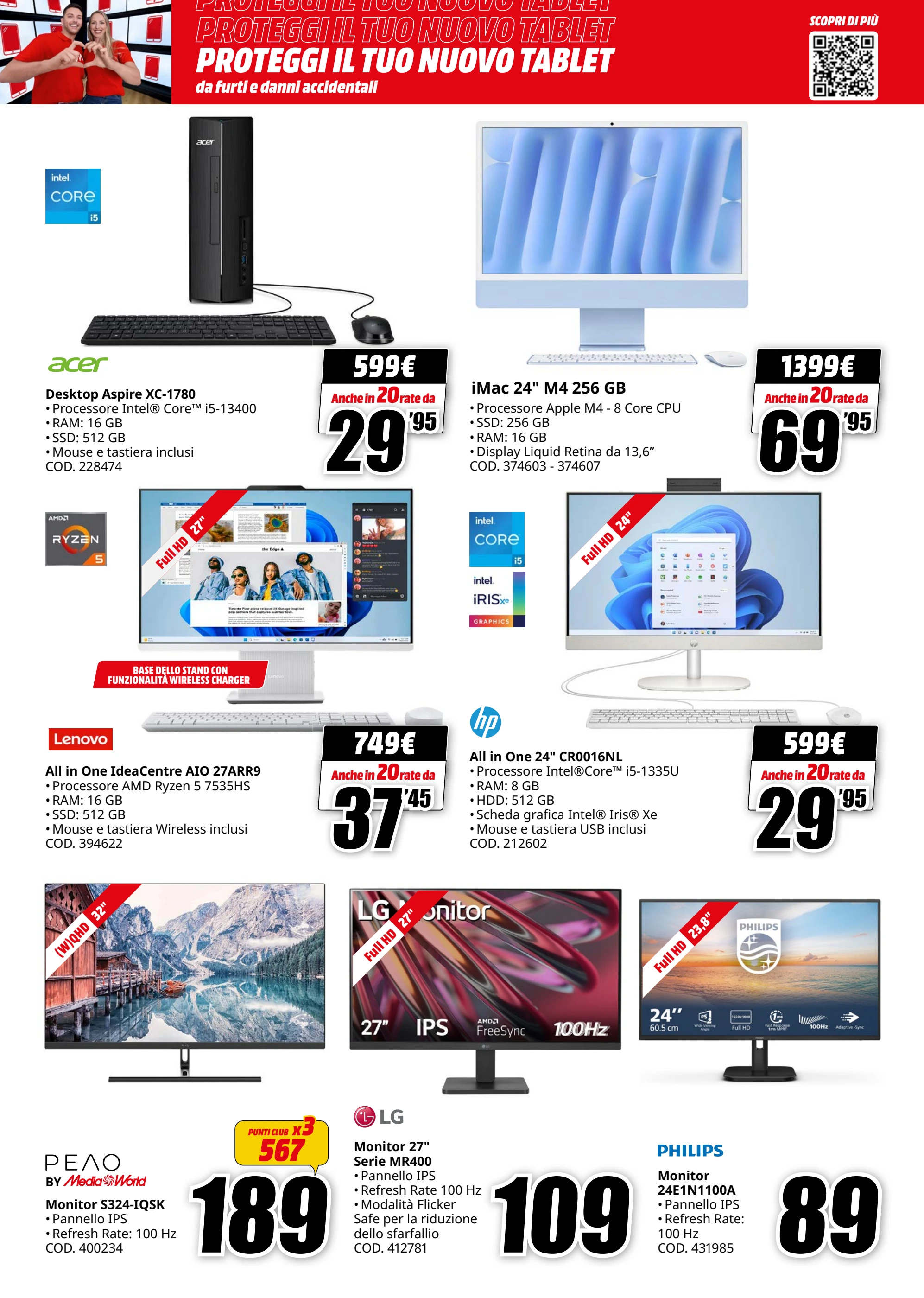 mediaworld - Volantino Mediaworld - Tasso Zero valido dal 25/04 al 08/05 - page: 13