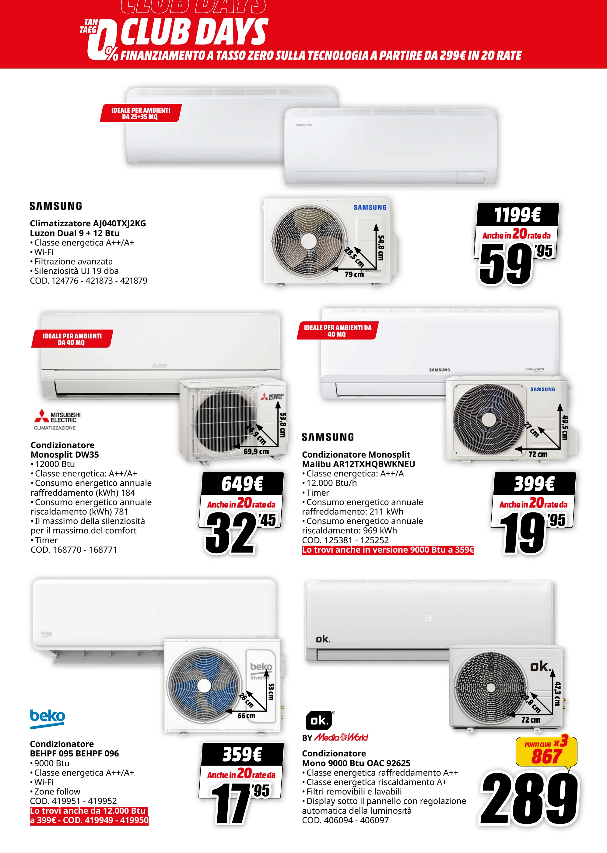 mediaworld - Volantino Mediaworld - Tasso Zero valido dal 25/04 al 08/05 - page: 34