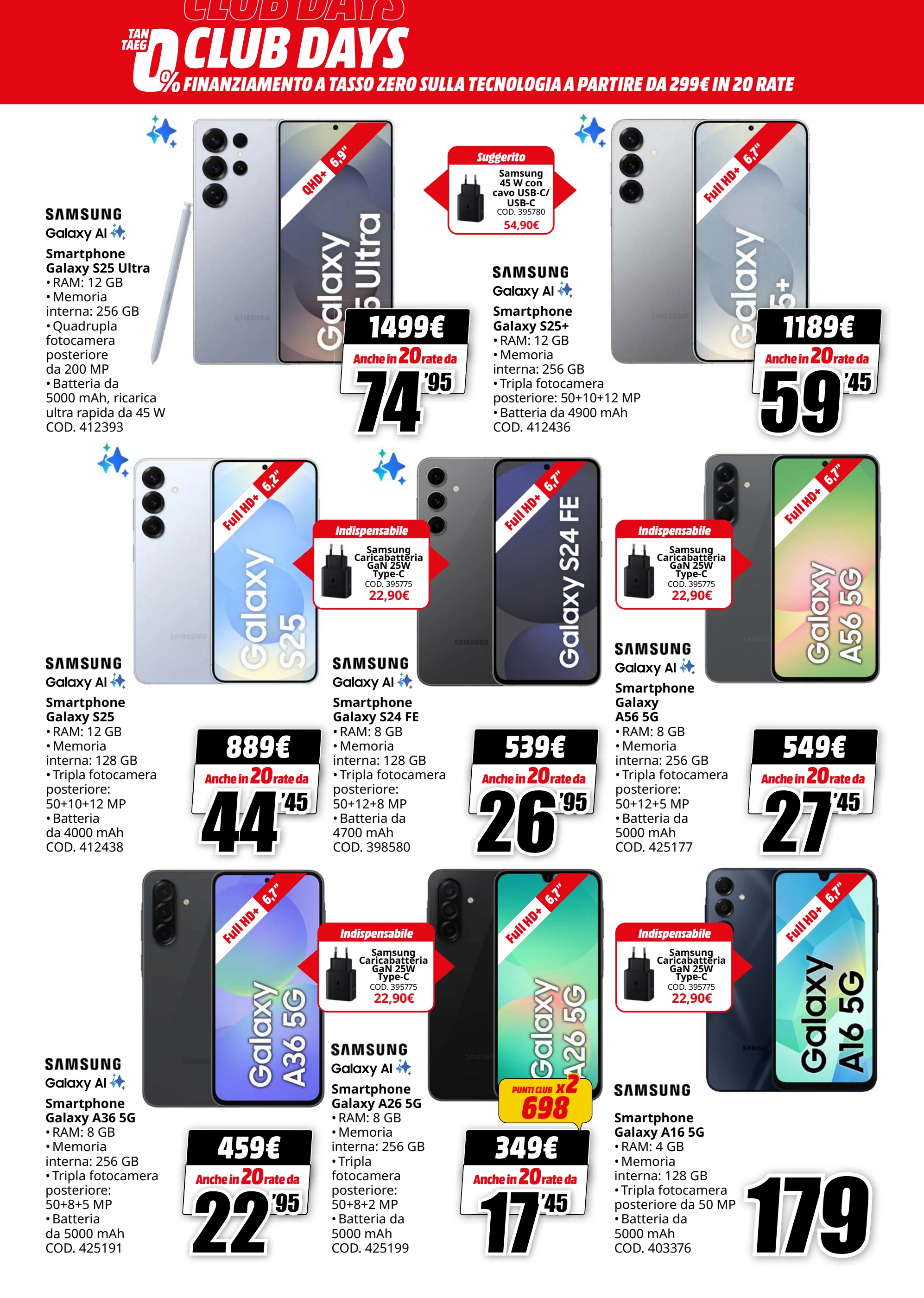 mediaworld - Volantino Mediaworld - Tasso Zero valido dal 25/04 al 08/05 - page: 2