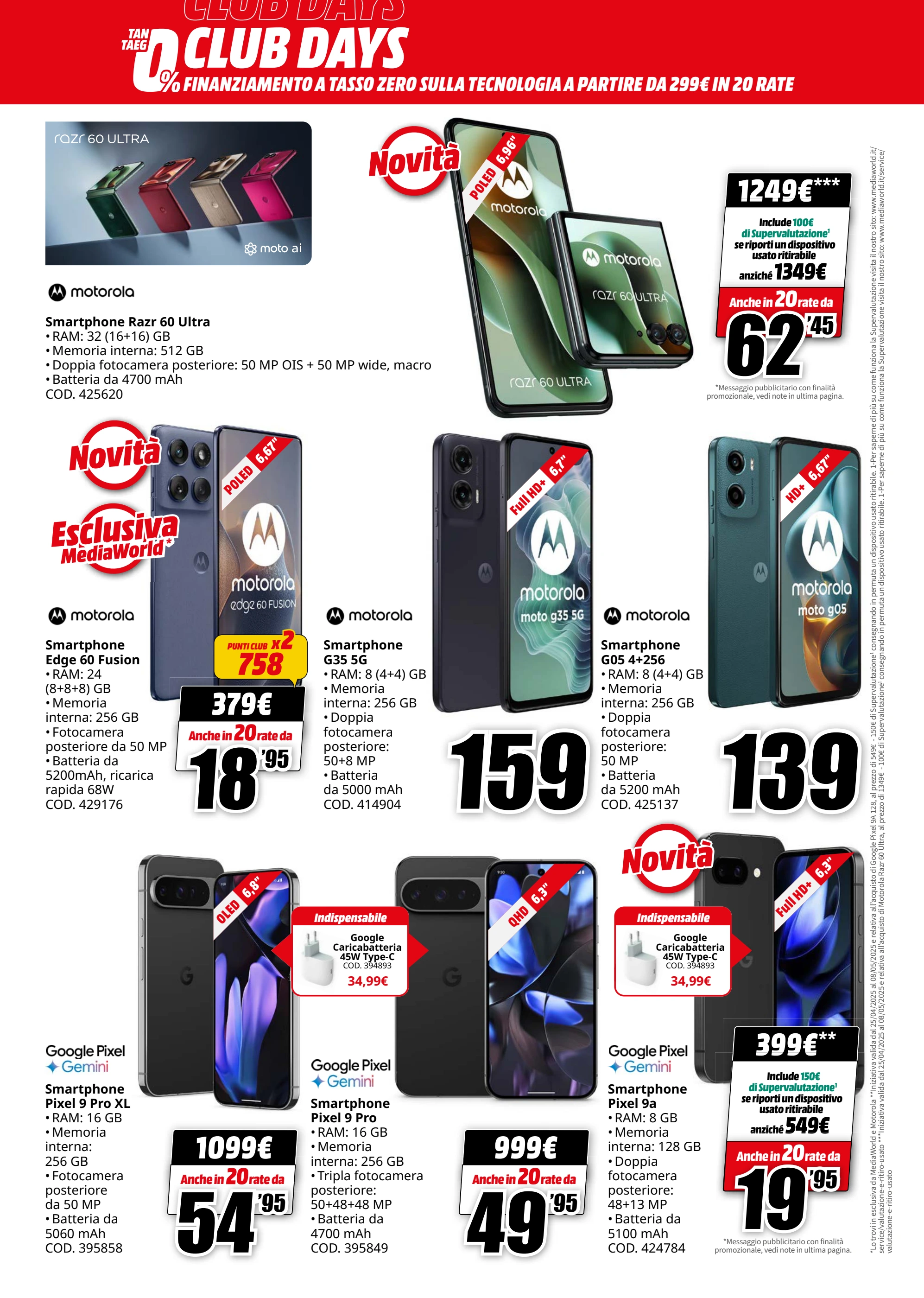mediaworld - Volantino Mediaworld - Tasso Zero valido dal 25/04 al 08/05 - page: 4