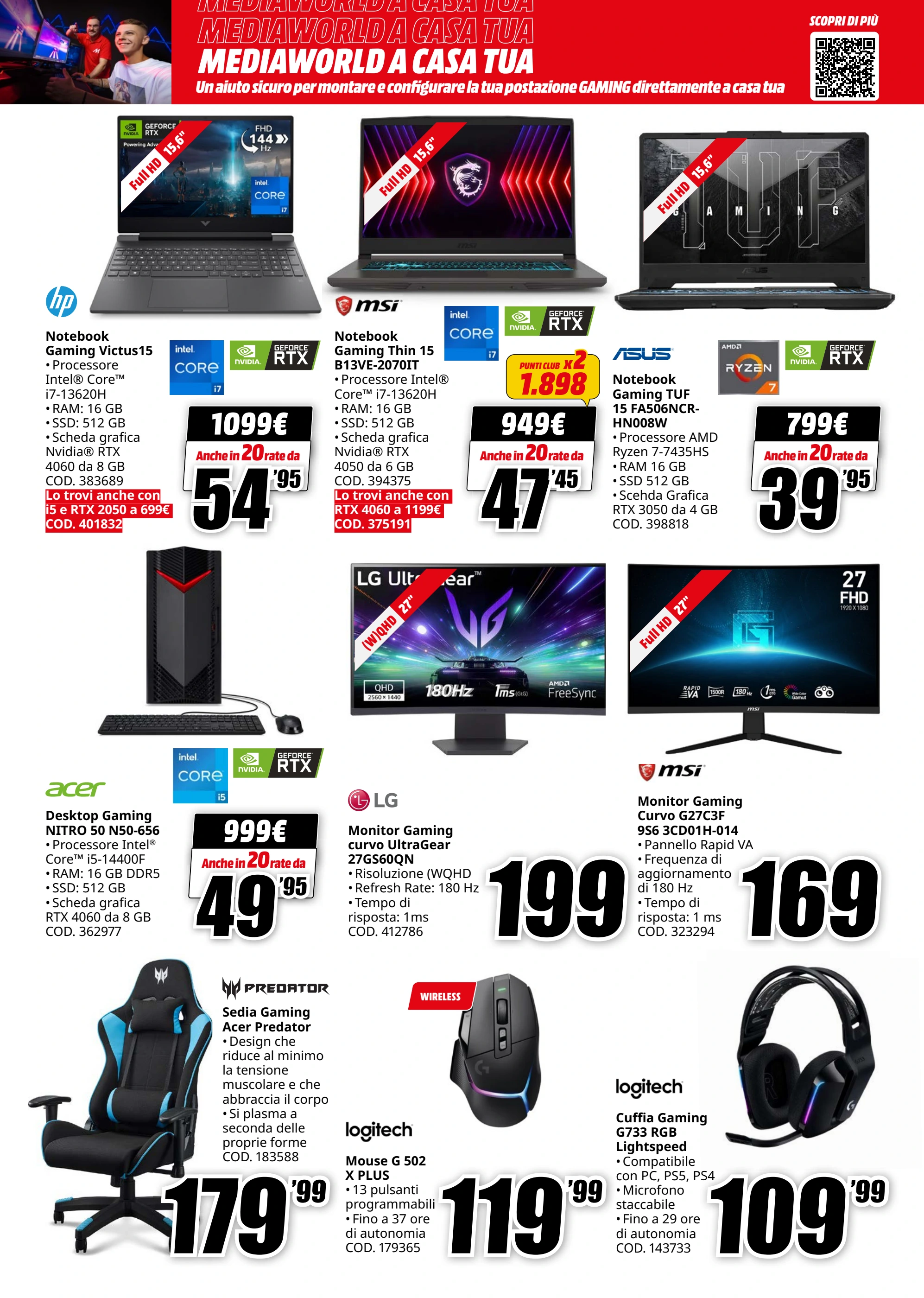 mediaworld - Volantino Mediaworld - Tasso Zero valido dal 25/04 al 08/05 - page: 15