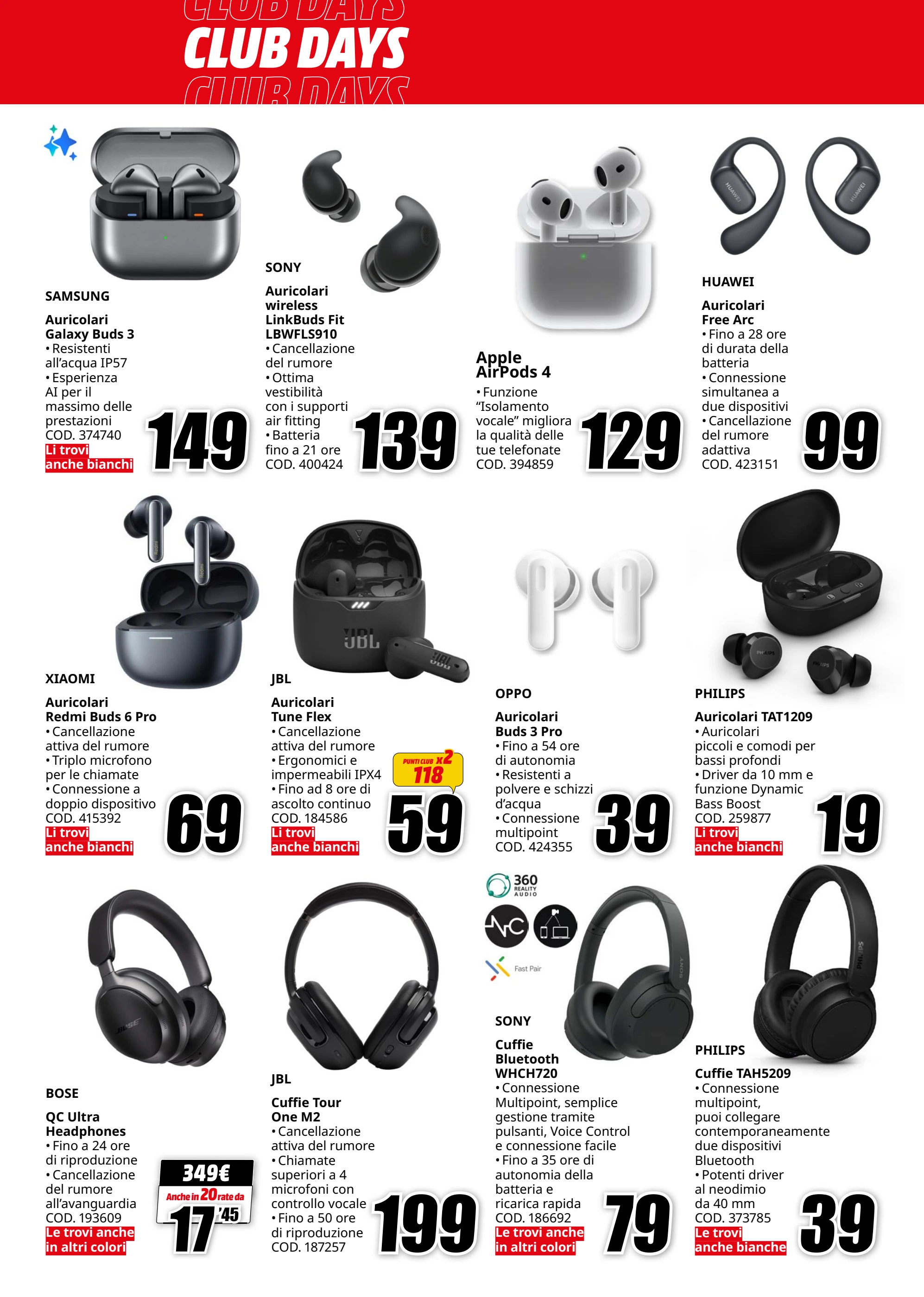 mediaworld - Volantino Mediaworld - Tasso Zero valido dal 25/04 al 08/05 - page: 8