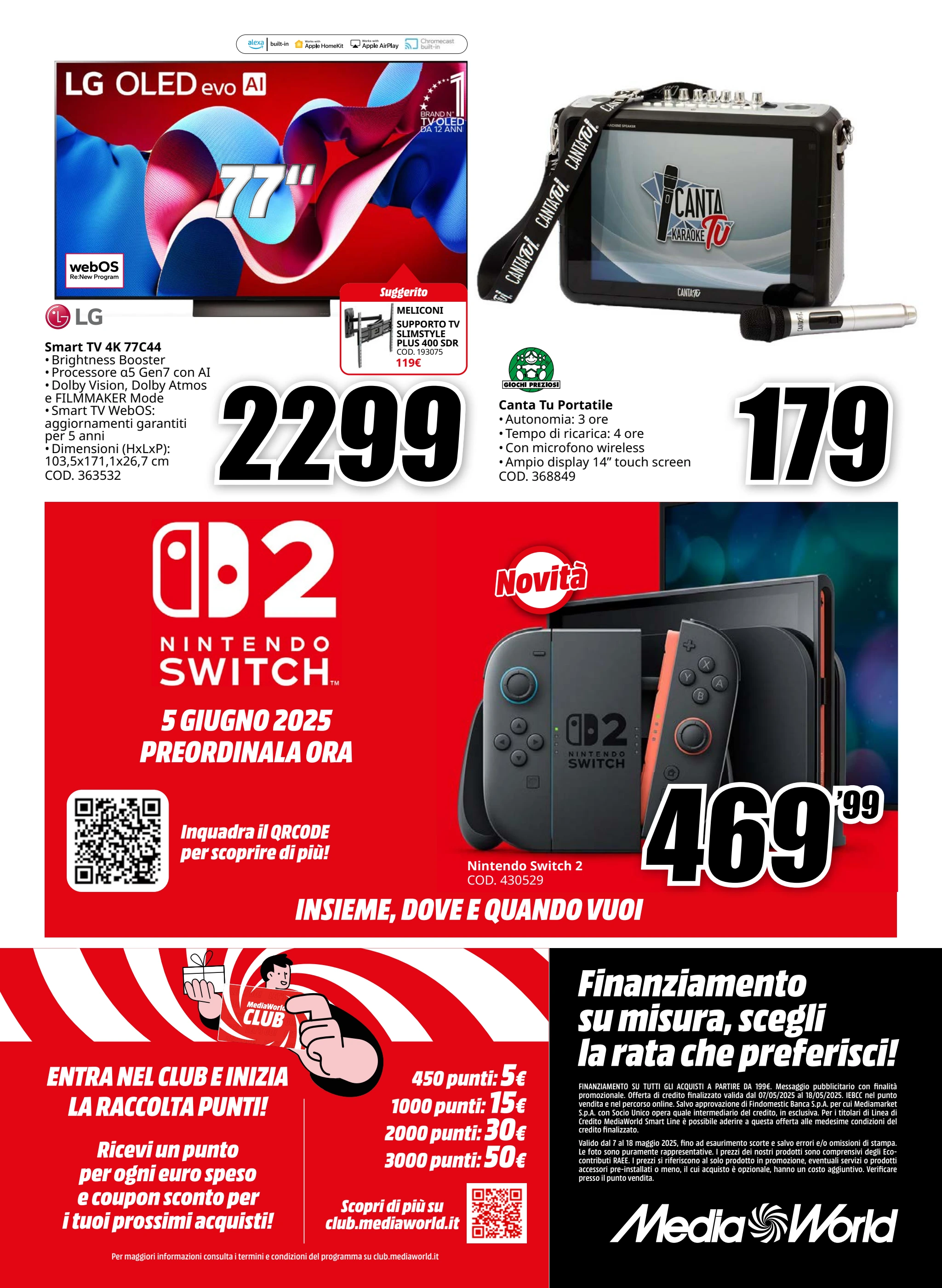 mediaworld - Volantino Mediaworld - Guarda che spettacolo valido dal 07/05 al 18/05 - page: 12