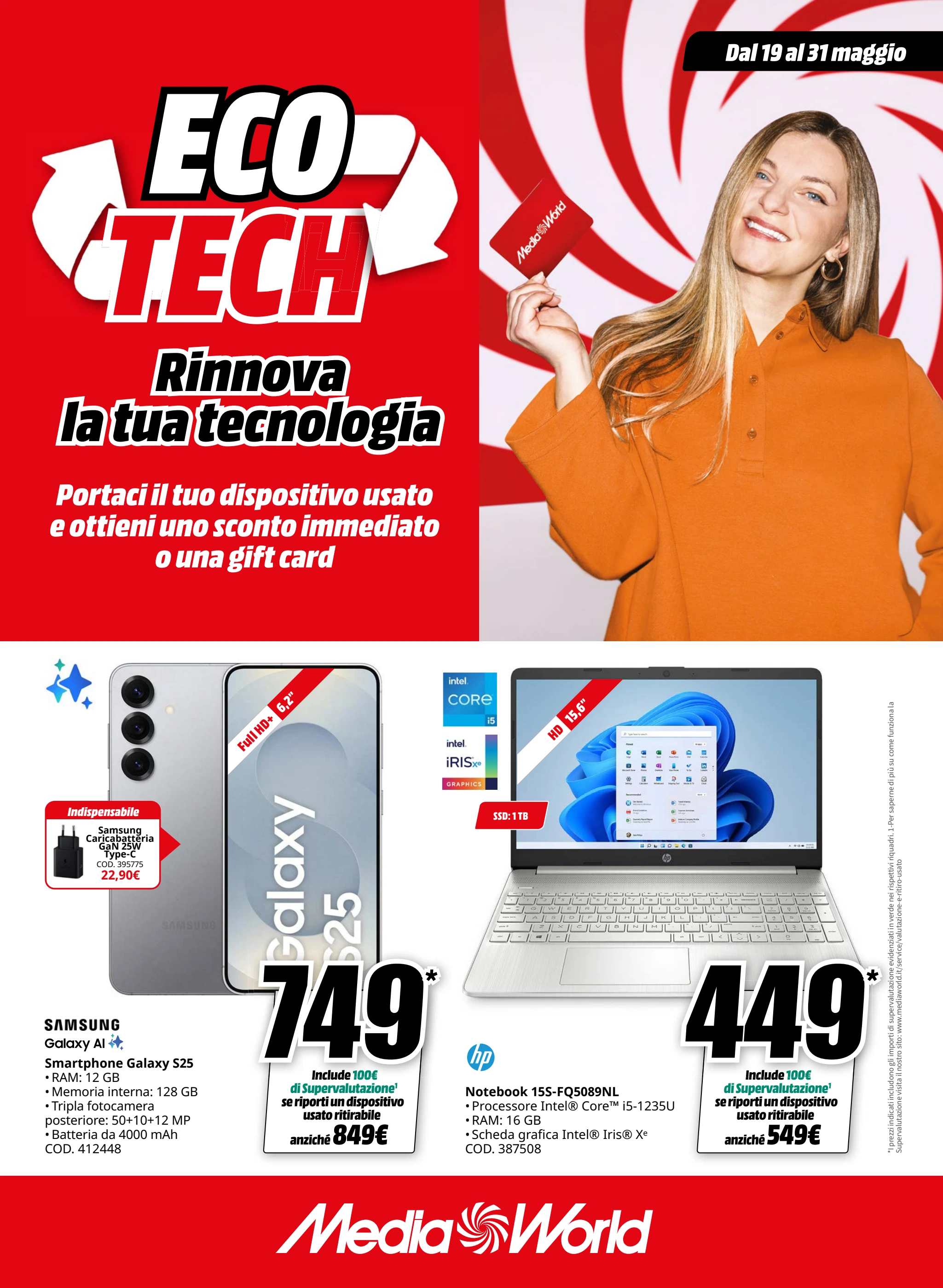 mediaworld - Volantino Mediaworld - Eco Tech valido dal 19/05 al 31/05 - page: 1