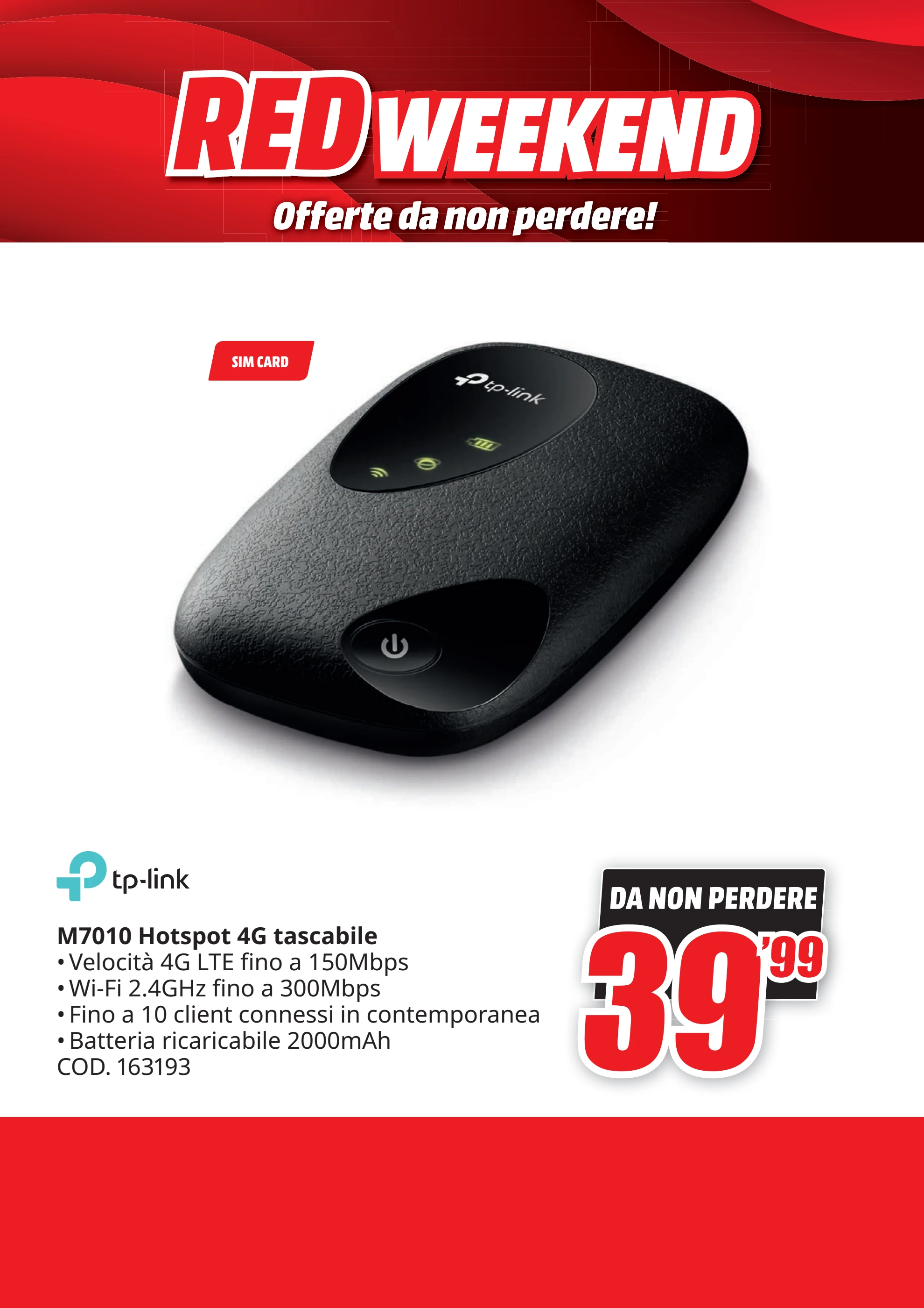 mediaworld - Volantino Mediaworld - Red Price Weekend valido dal 01/06 al 02/06 - page: 12