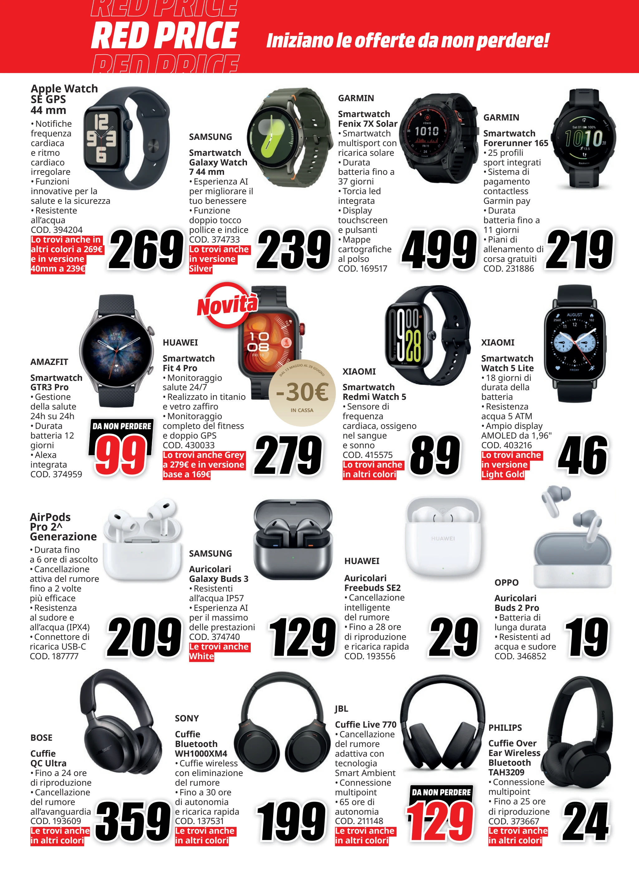 mediaworld - Volantino Mediaworld - Red Price valido dal 03/06 al 12/06 - page: 6