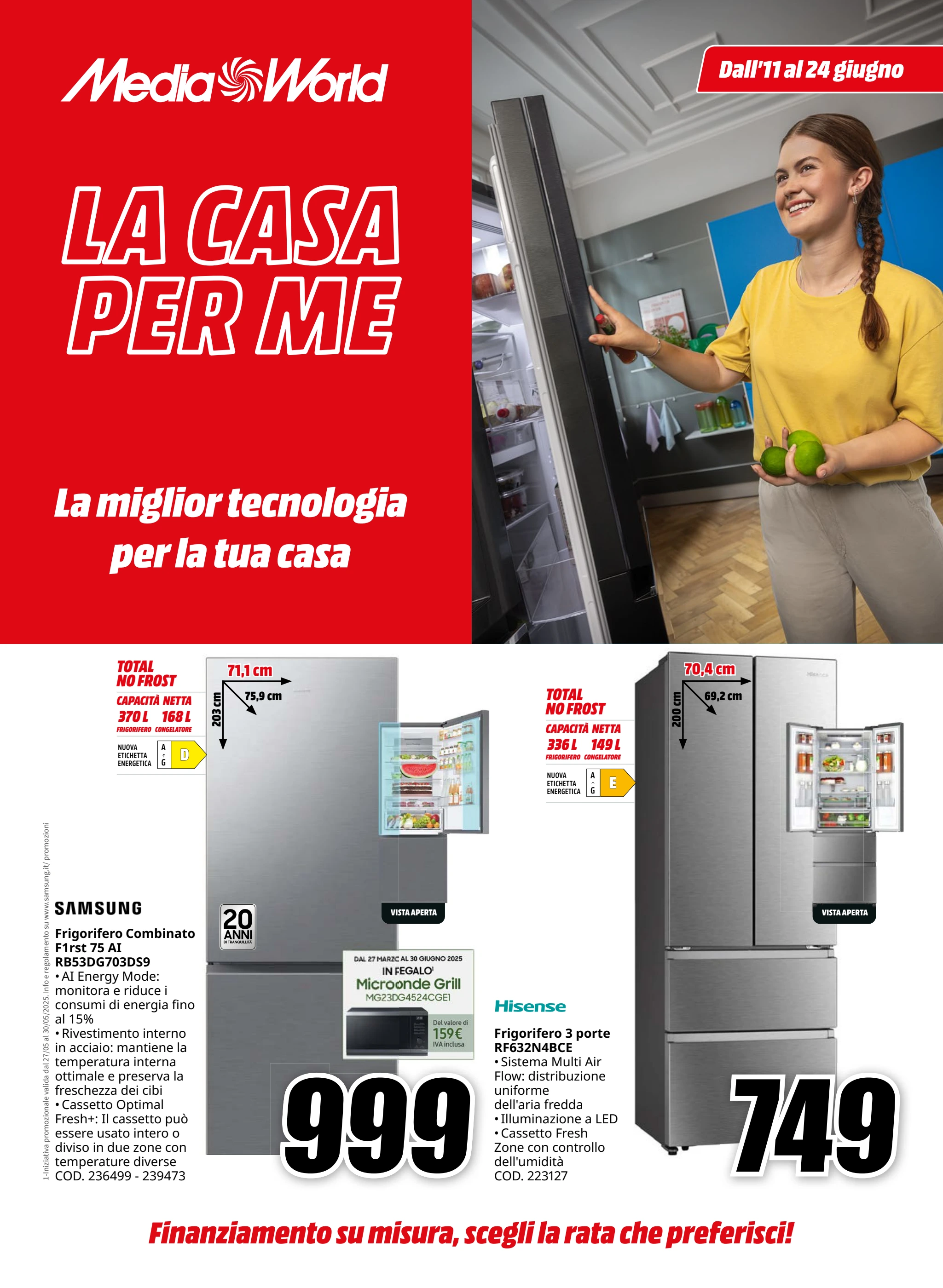 mediaworld - Volantino Mediaworld - La Casa per Me valido dal 11/06 al 24/06
