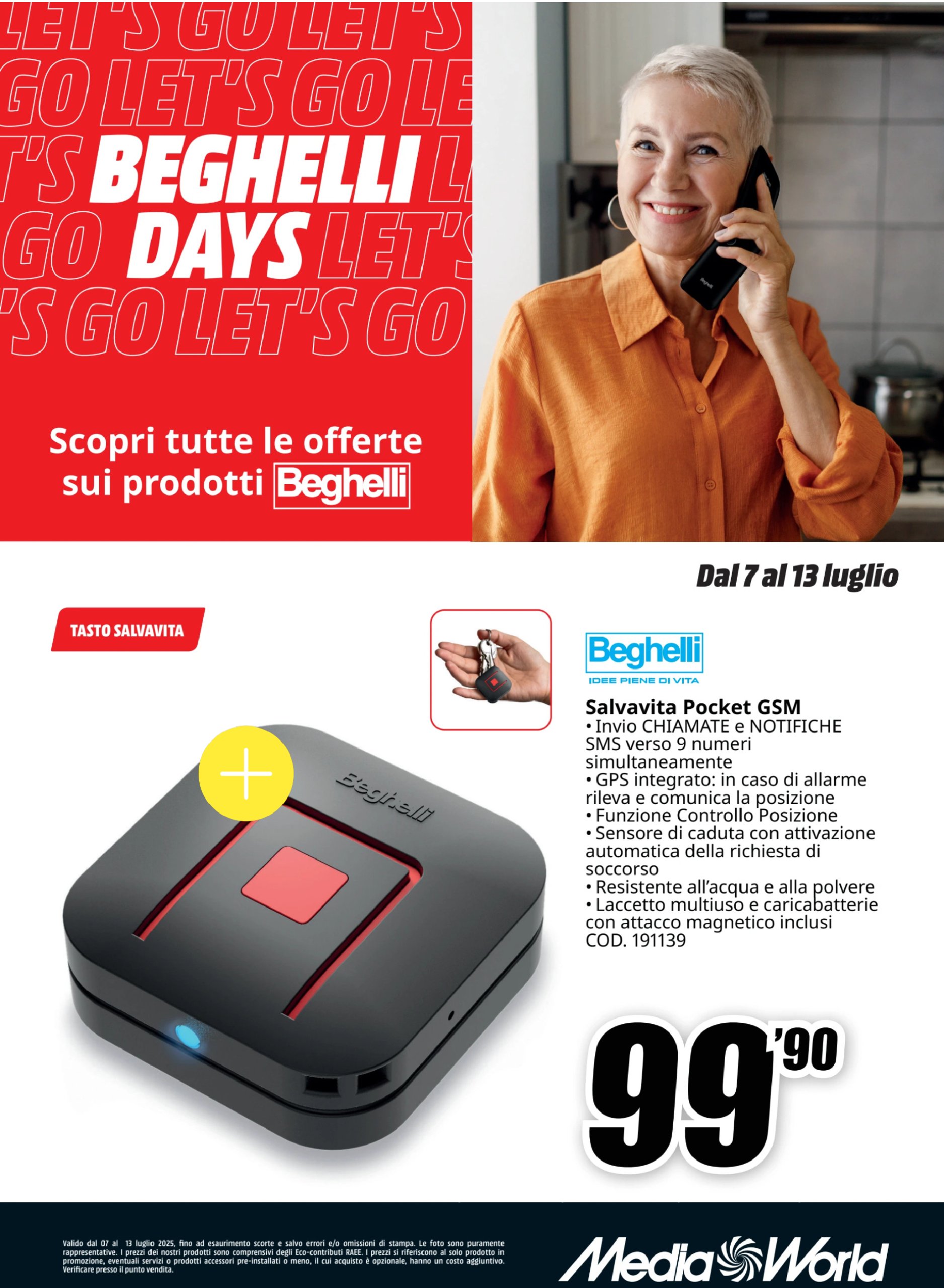 mediaworld - Volantino Mediaworld - Beghelli Days valido dal 07/07 al 13/07