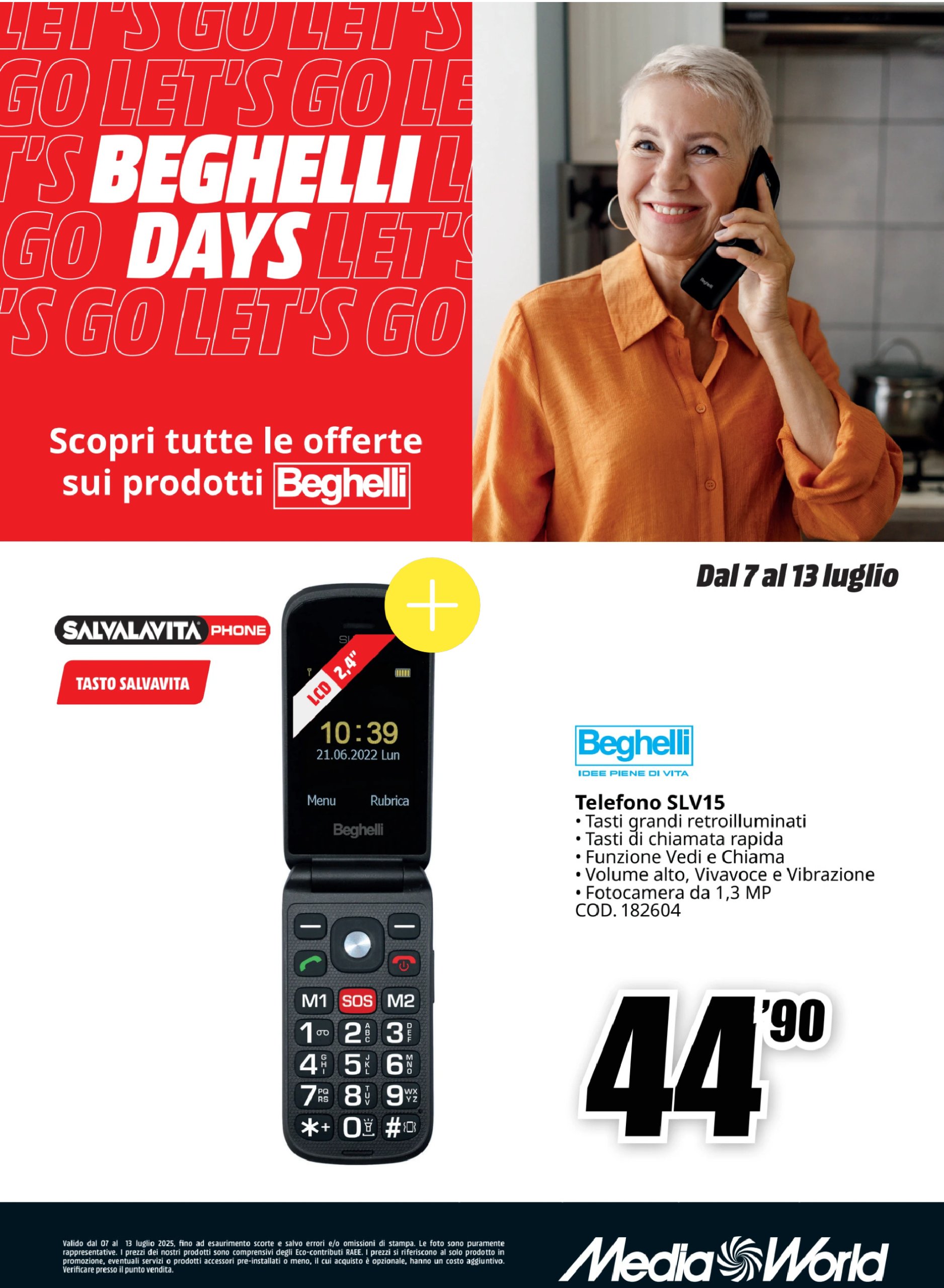 mediaworld - Volantino Mediaworld - Beghelli Days valido dal 07/07 al 13/07 - page: 2