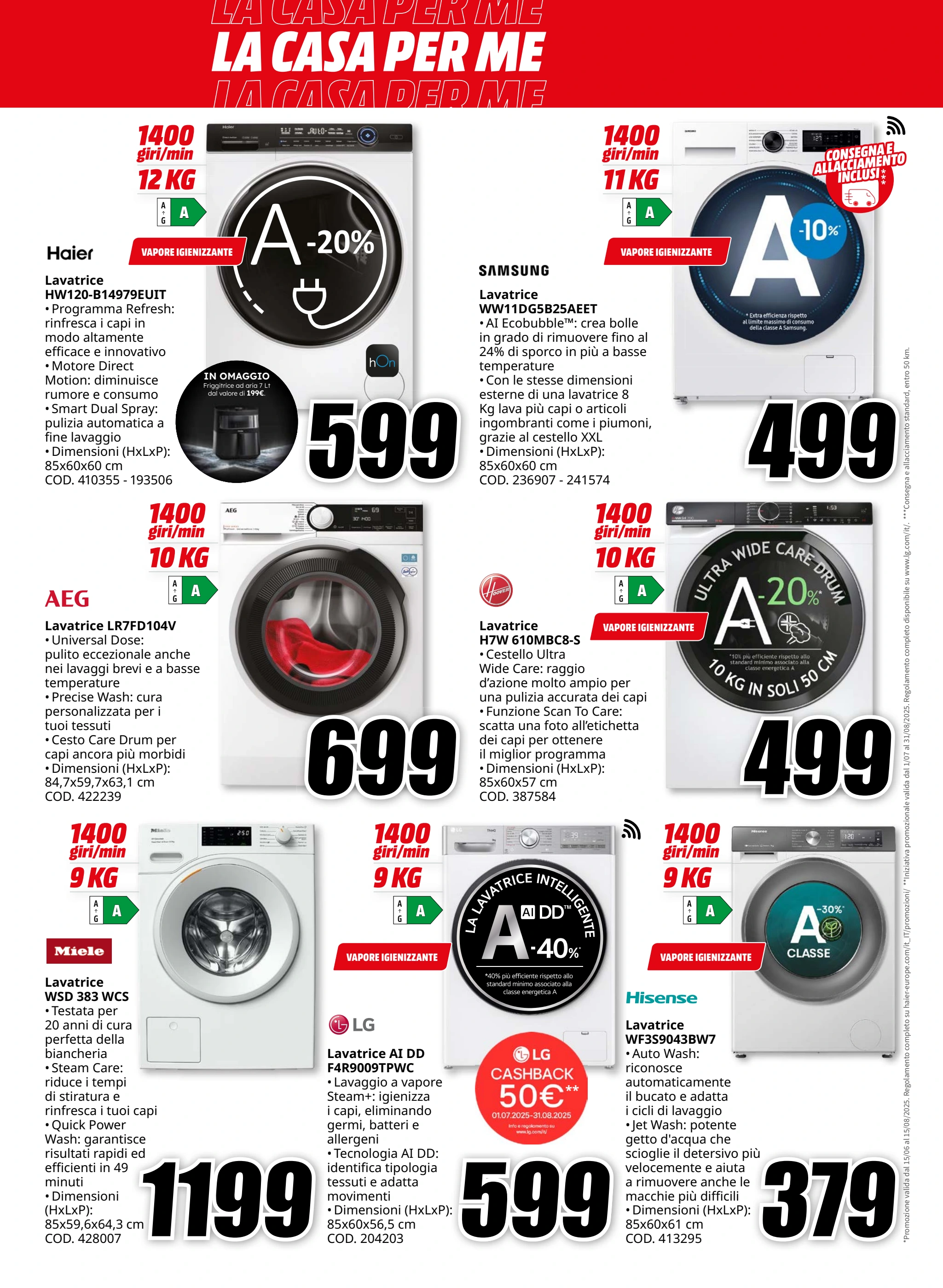 mediaworld - Volantino Mediaworld - Speciale Casa valido dal 10/07 al 31/07 - page: 17