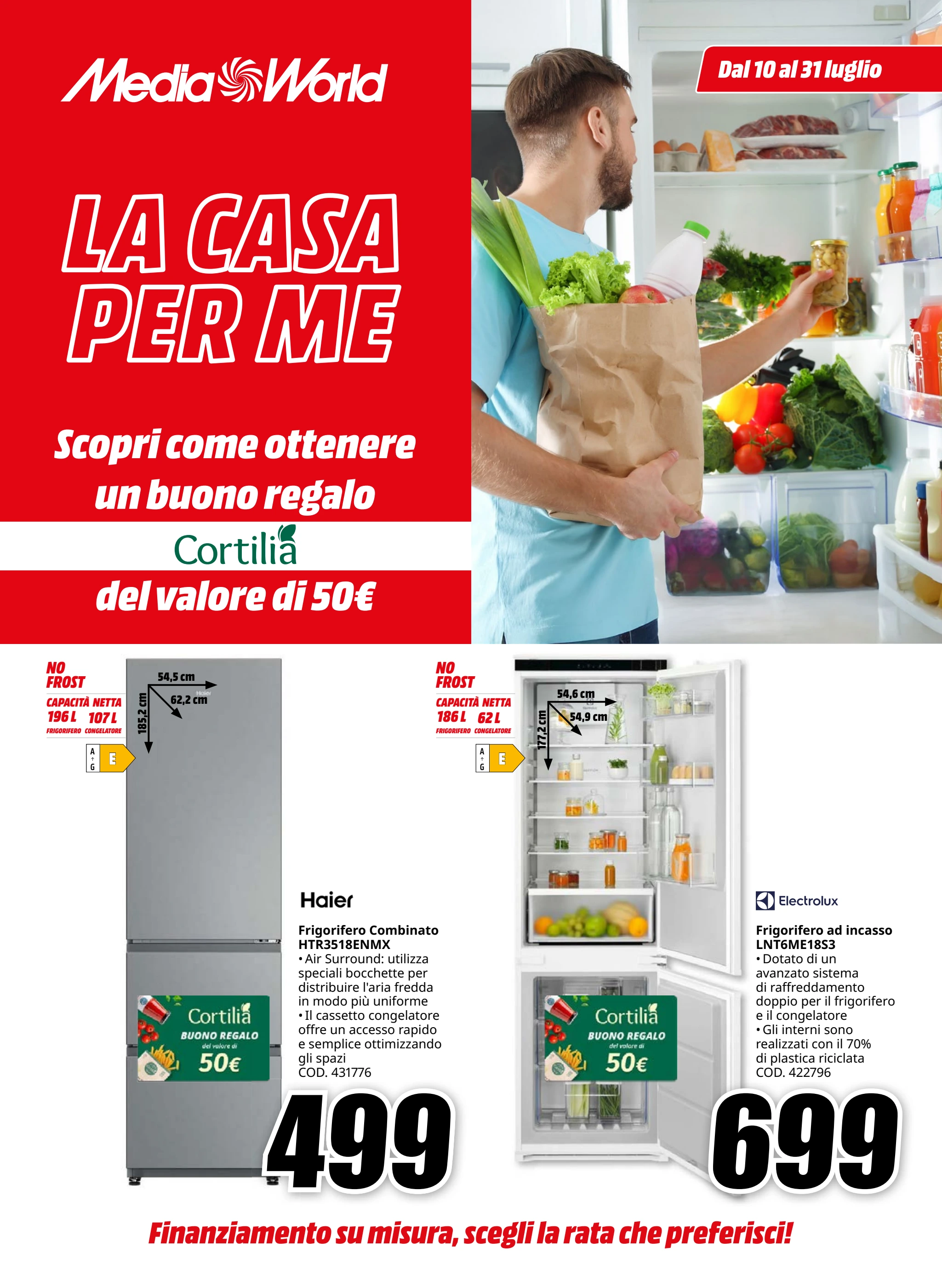 mediaworld - Volantino Mediaworld - Speciale Casa valido dal 10/07 al 31/07