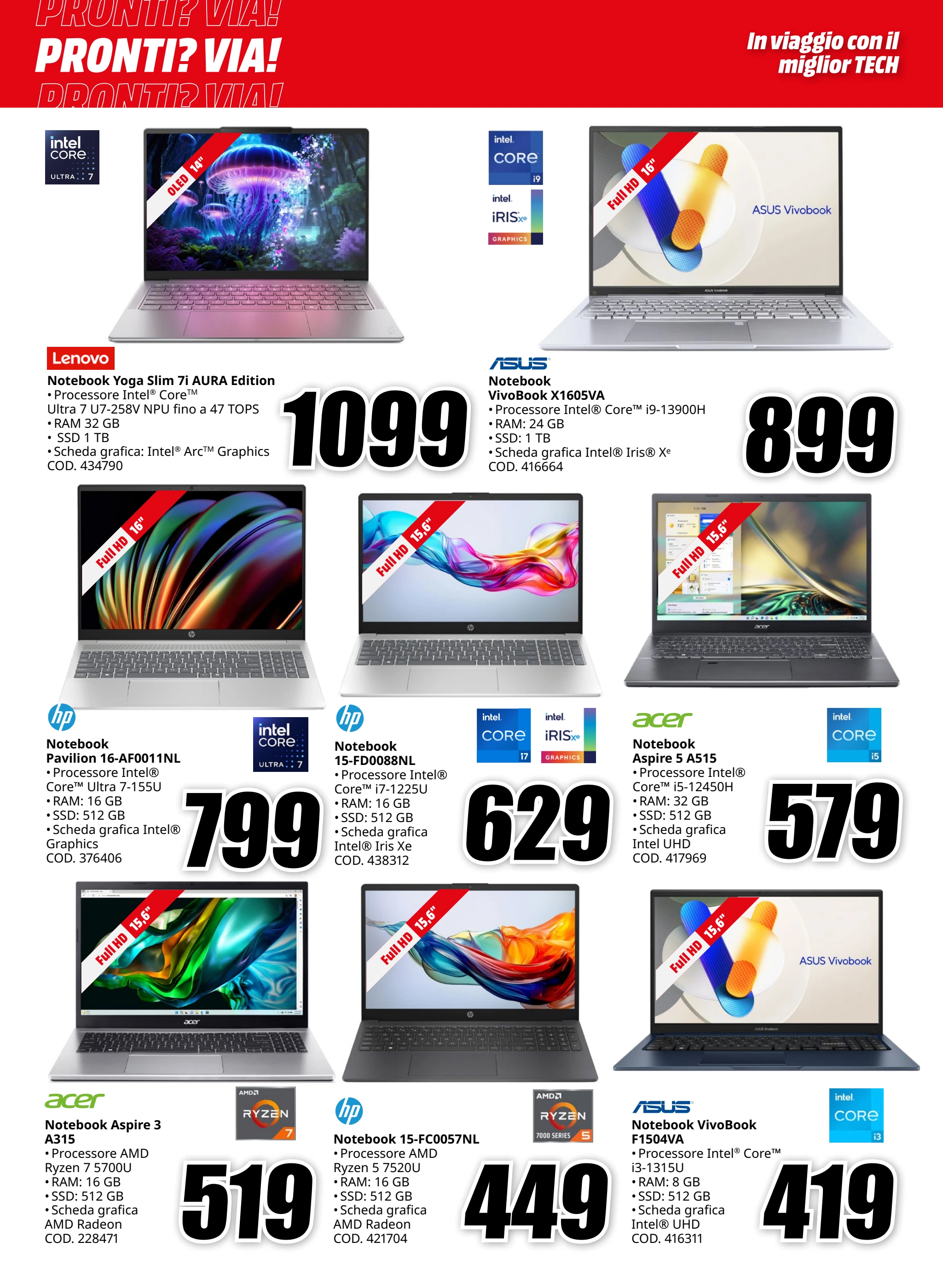 mediaworld - Volantino Mediaworld - Speciale Partenze IT valido dal 14/07 al 27/07 - page: 6