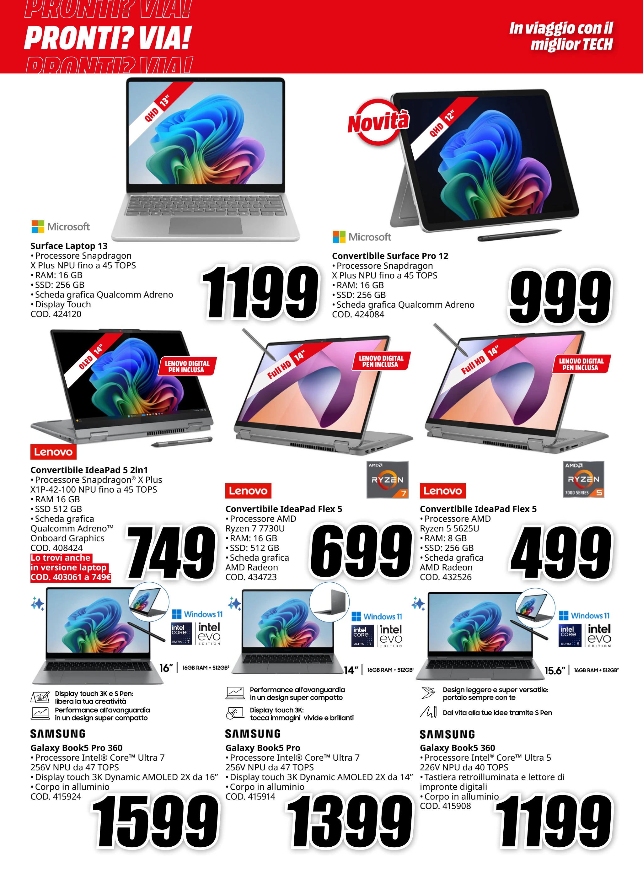 mediaworld - Volantino Mediaworld - Speciale Partenze IT valido dal 14/07 al 27/07 - page: 8