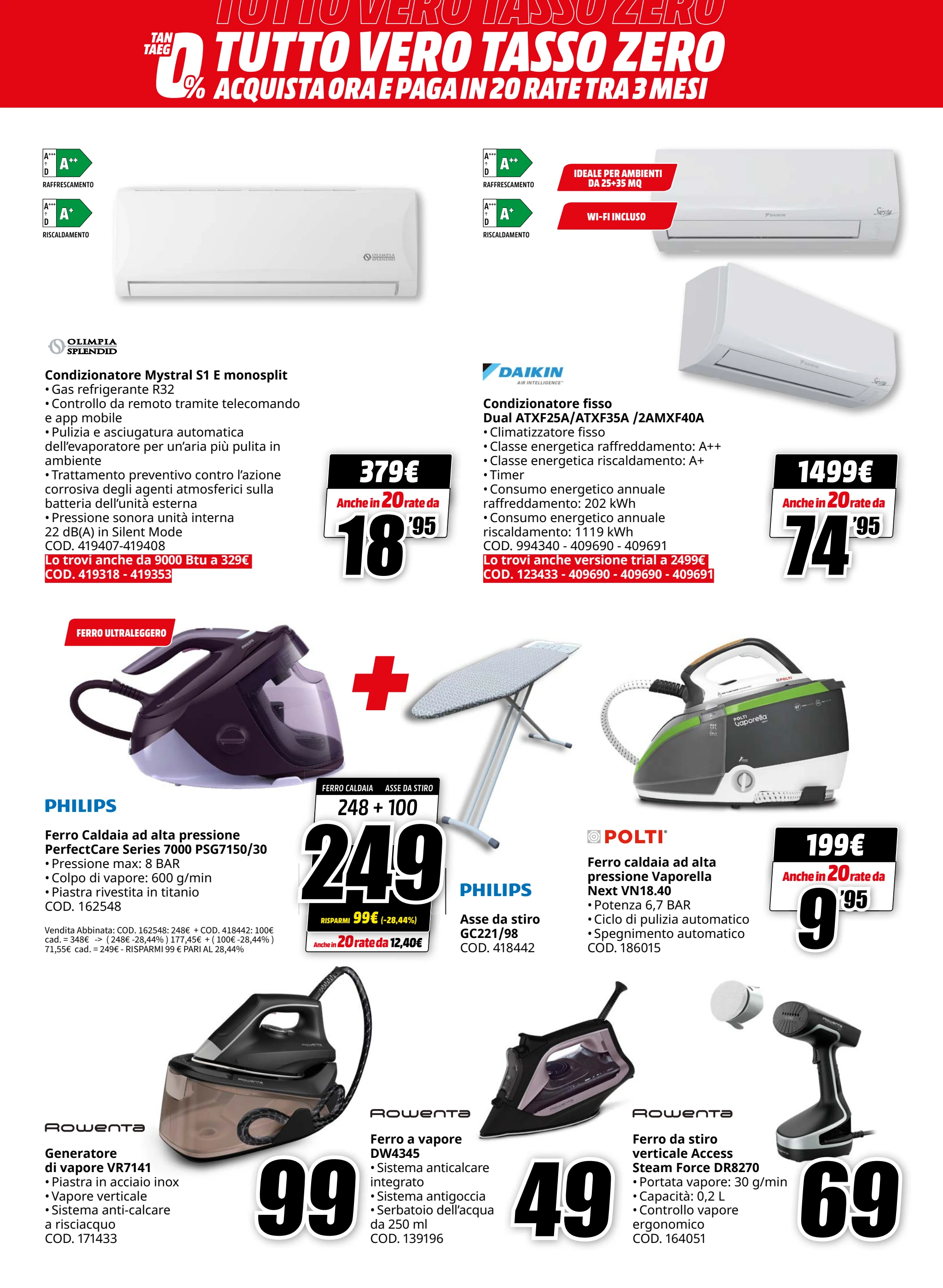 mediaworld - Volantino Mediaworld - Tutto Vero Tasso Zero valido dal 14/07 al 27/07 - page: 30