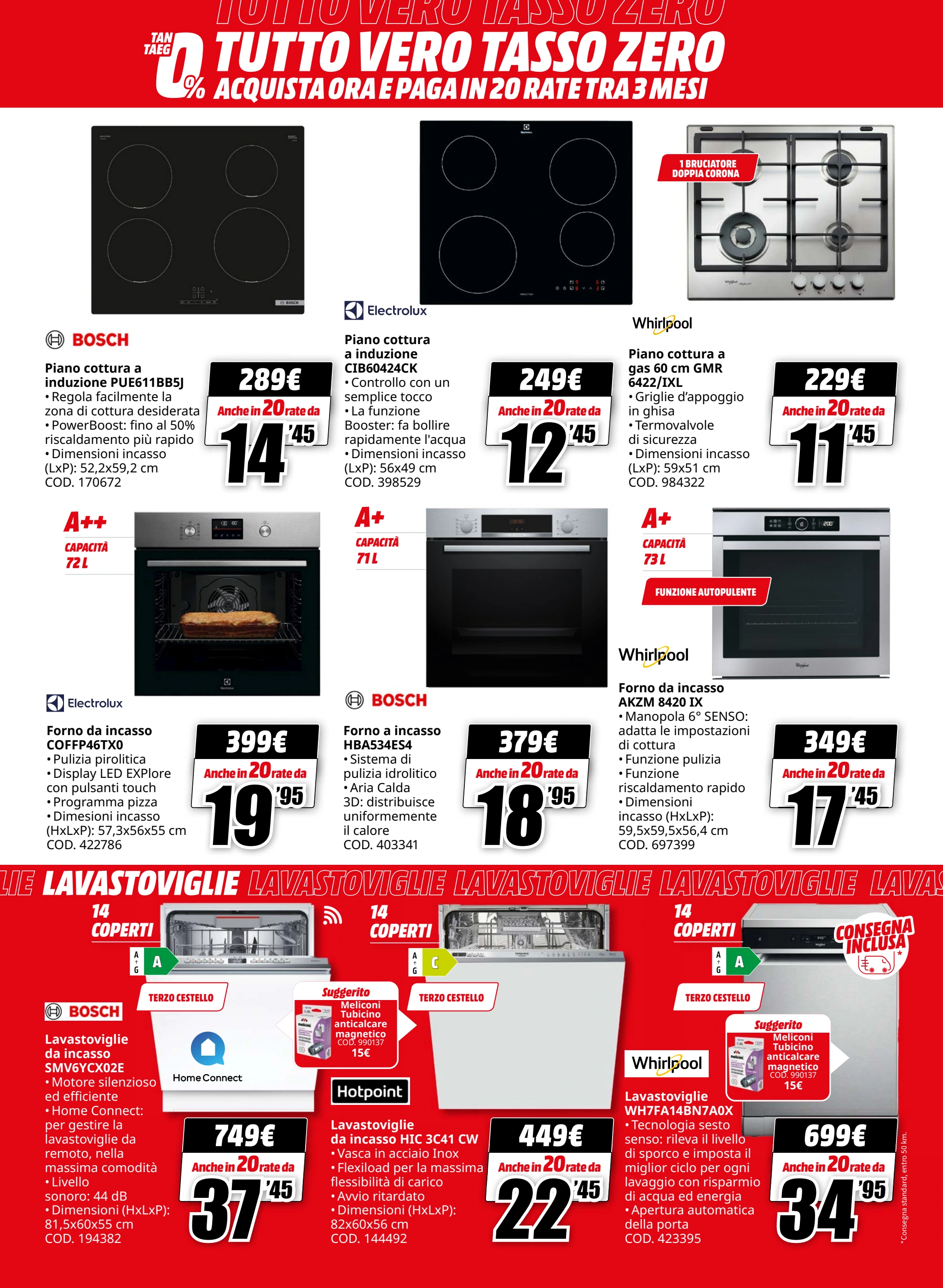 mediaworld - Volantino Mediaworld - Tutto Vero Tasso Zero valido dal 14/07 al 27/07 - page: 26