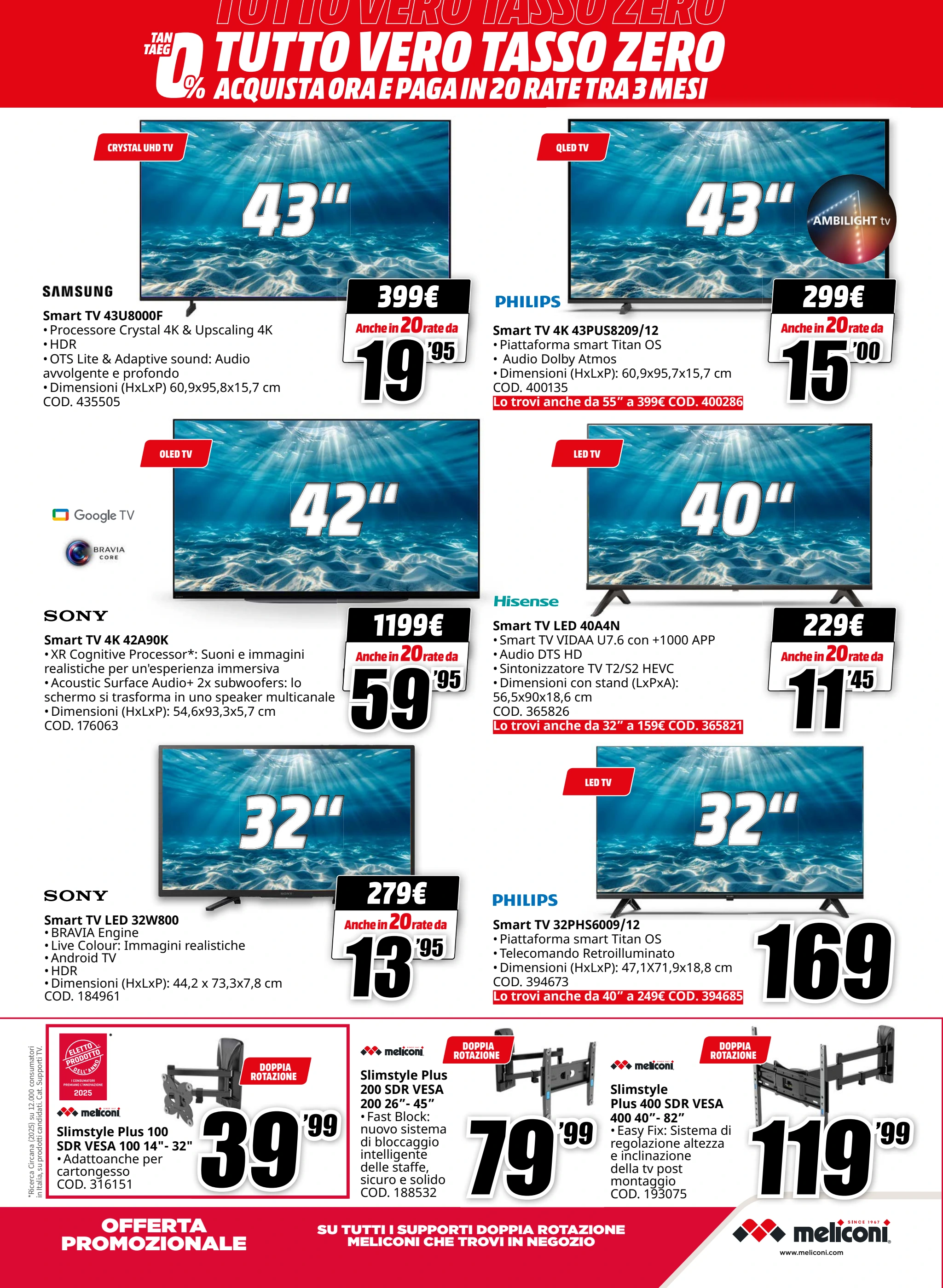 mediaworld - Volantino Mediaworld - Tutto Vero Tasso Zero valido dal 14/07 al 27/07 - page: 18