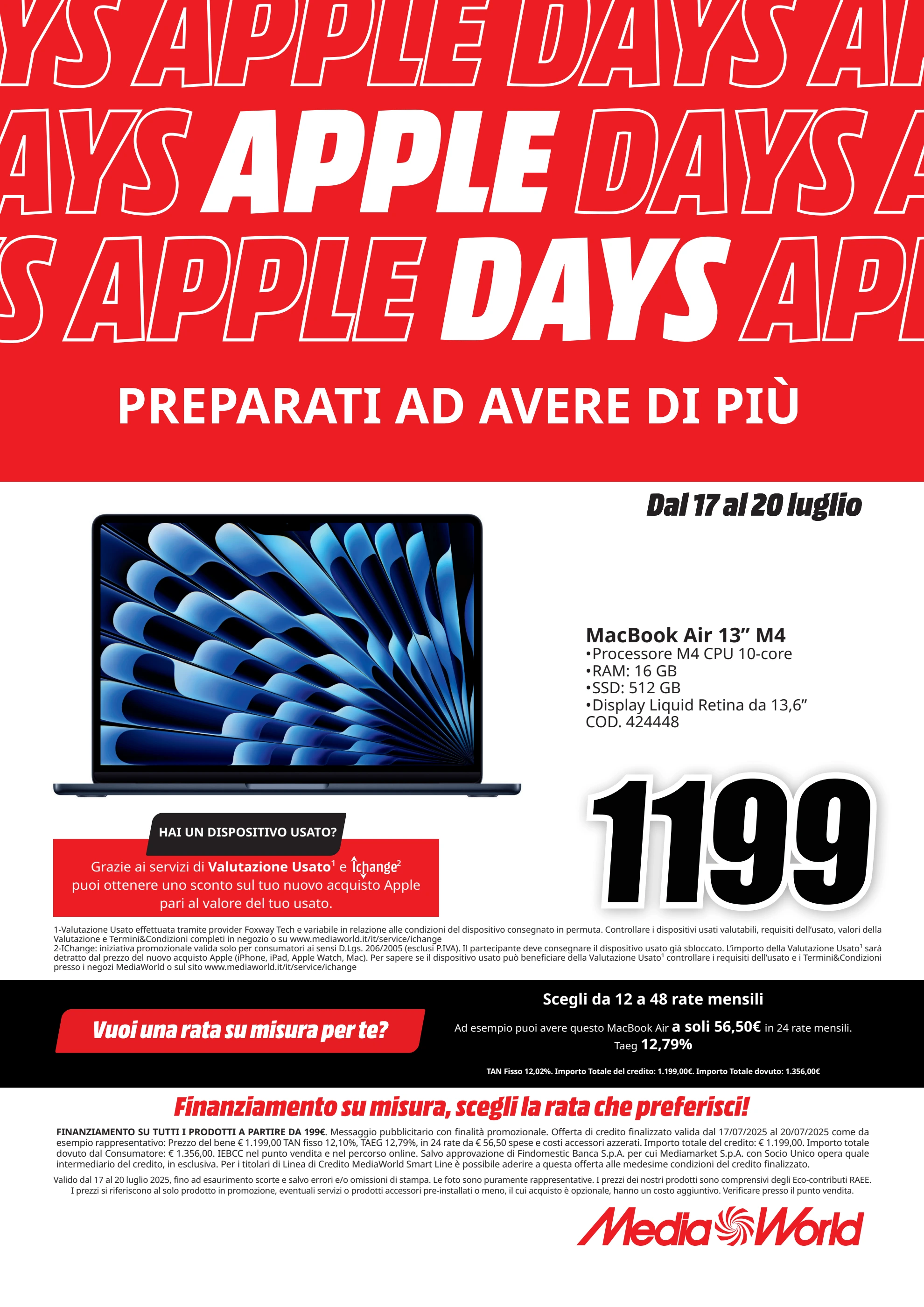 mediaworld - Volantino Mediaworld - Apple Days valido dal 17/07 al 20/07 - page: 6