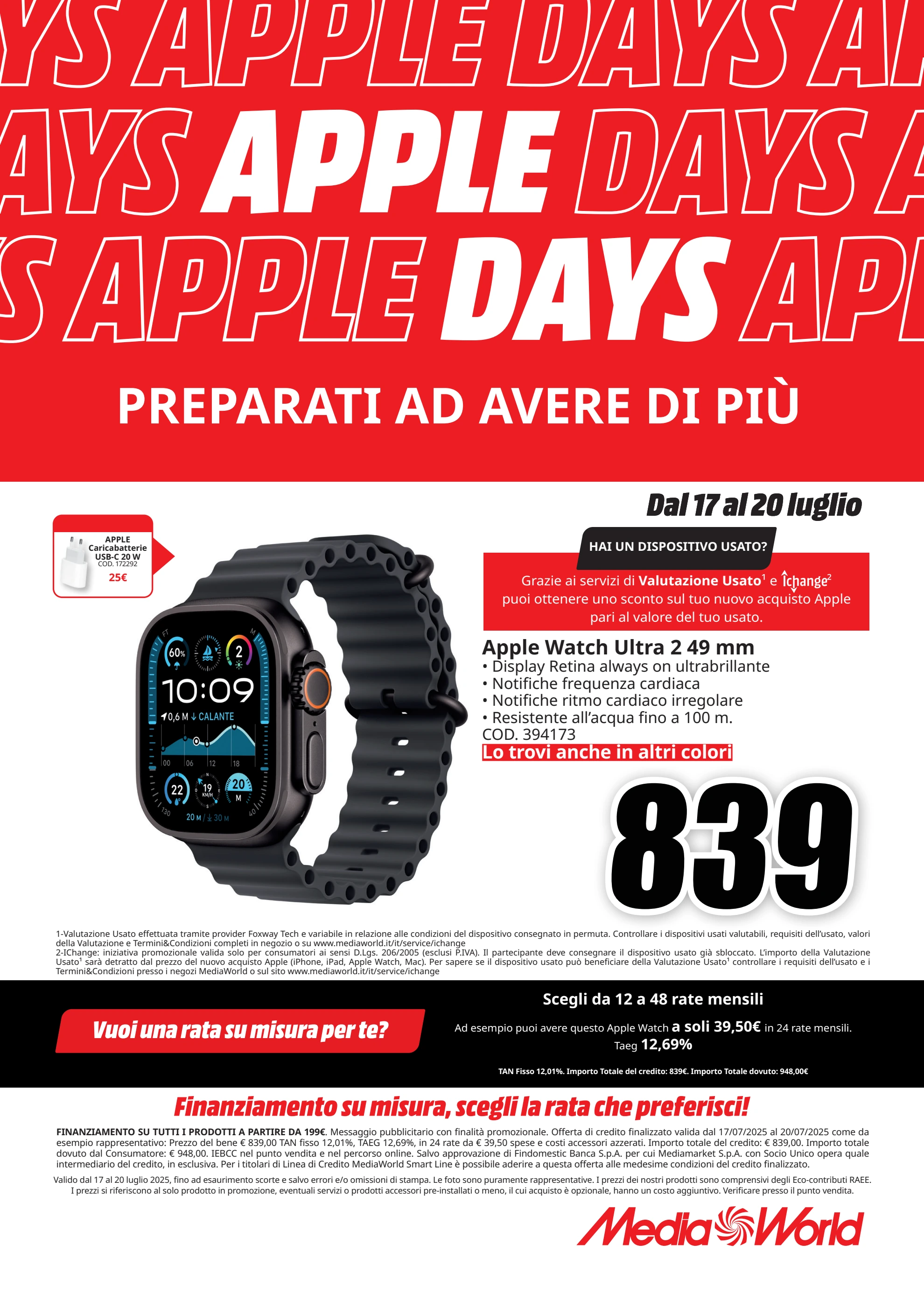 mediaworld - Volantino Mediaworld - Apple Days valido dal 17/07 al 20/07 - page: 4