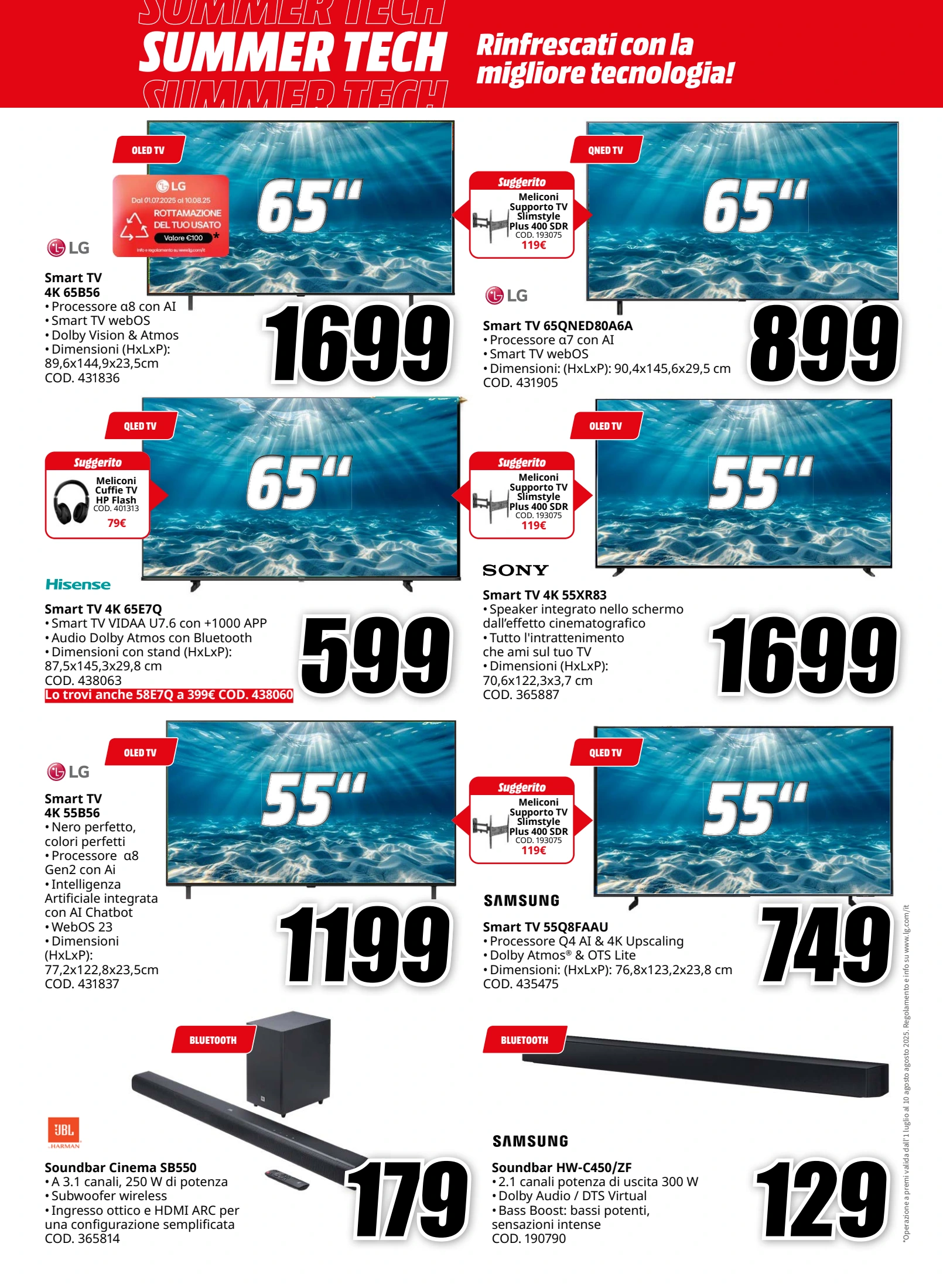 mediaworld - Volantino Mediaworld - Summer Tech valido dal 01/08 al 10/08 - page: 10