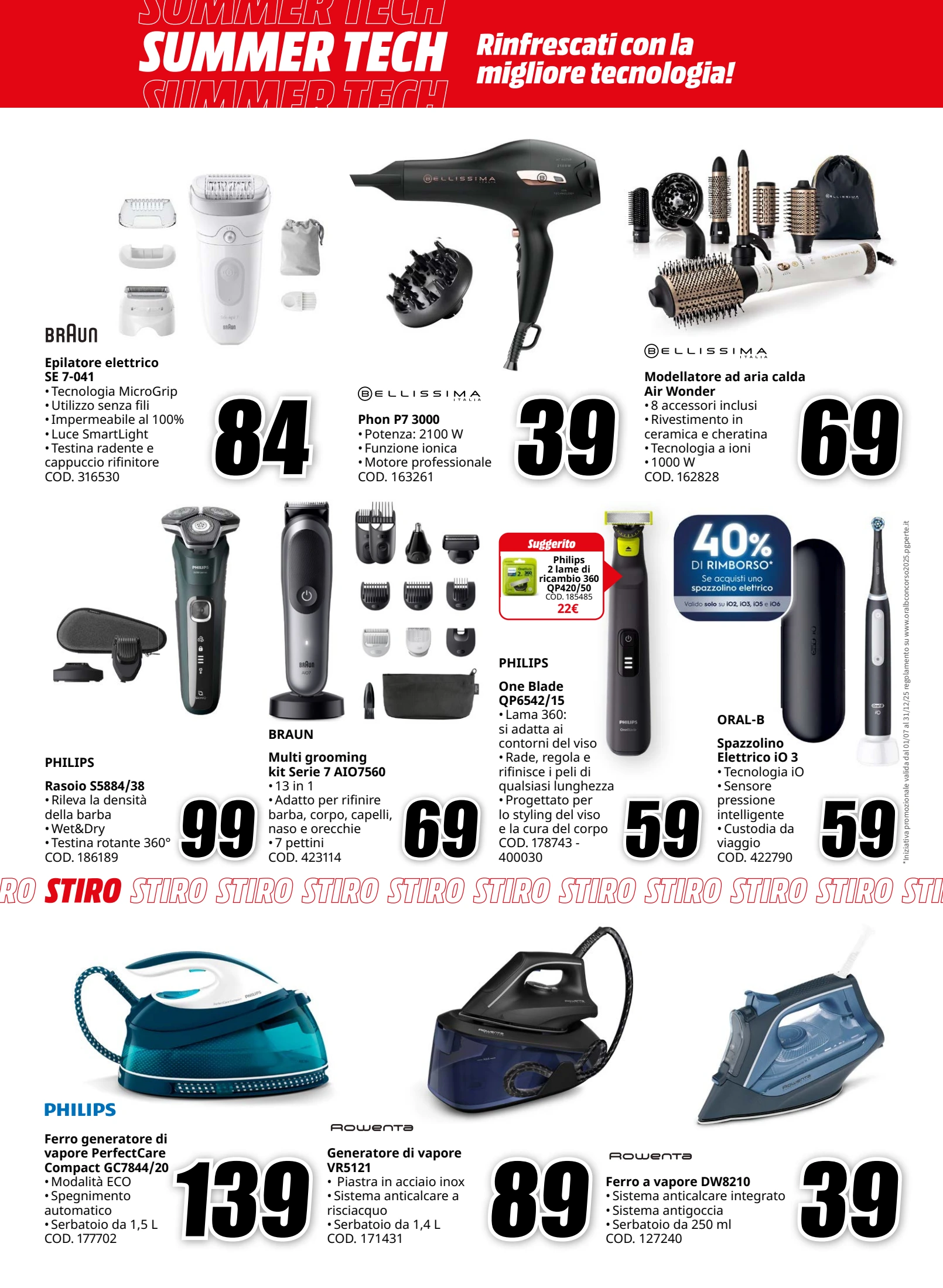 mediaworld - Volantino Mediaworld - Summer Tech valido dal 01/08 al 10/08 - page: 8