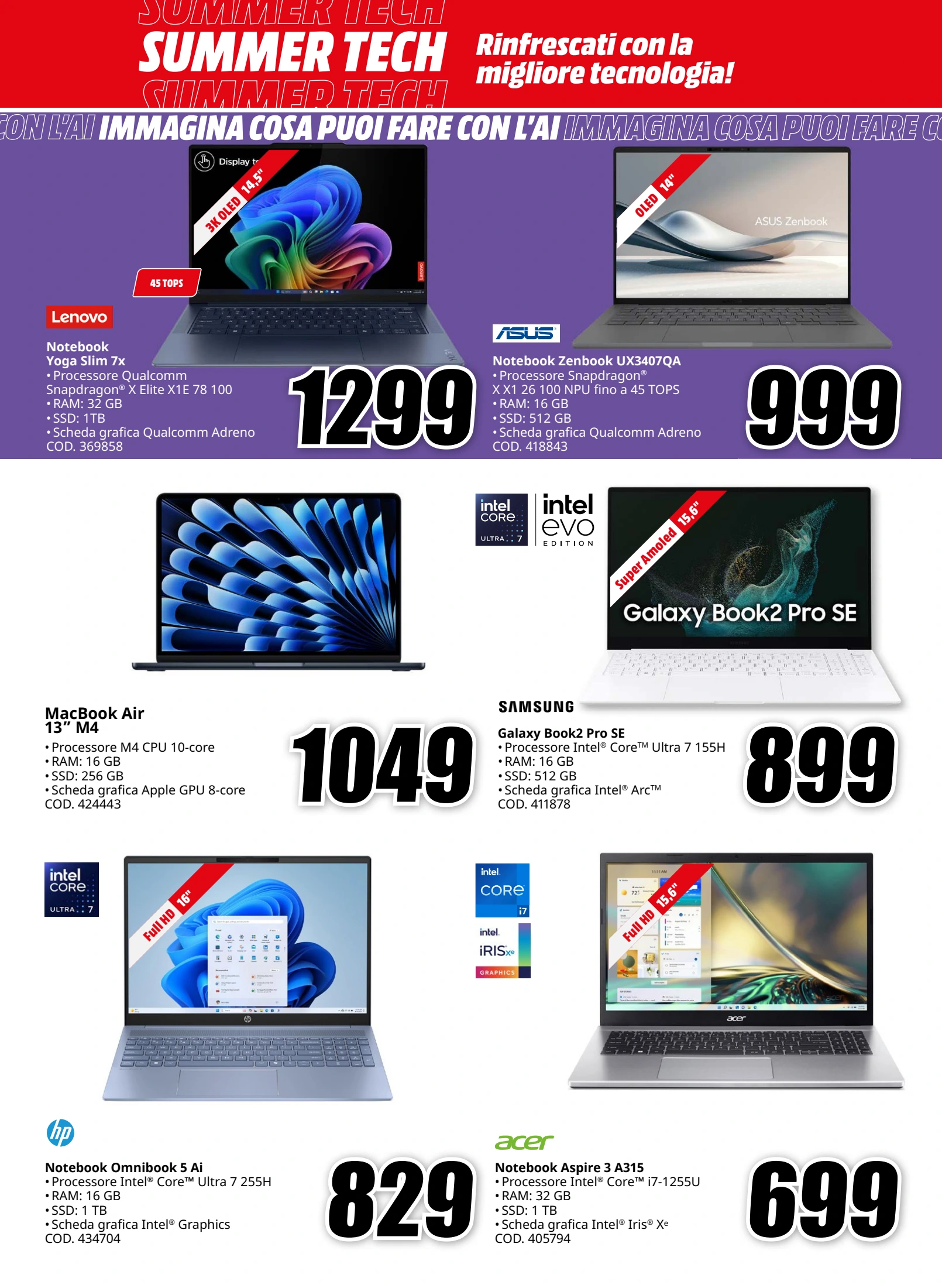 mediaworld - Volantino Mediaworld - Summer Tech valido dal 01/08 al 10/08 - page: 22