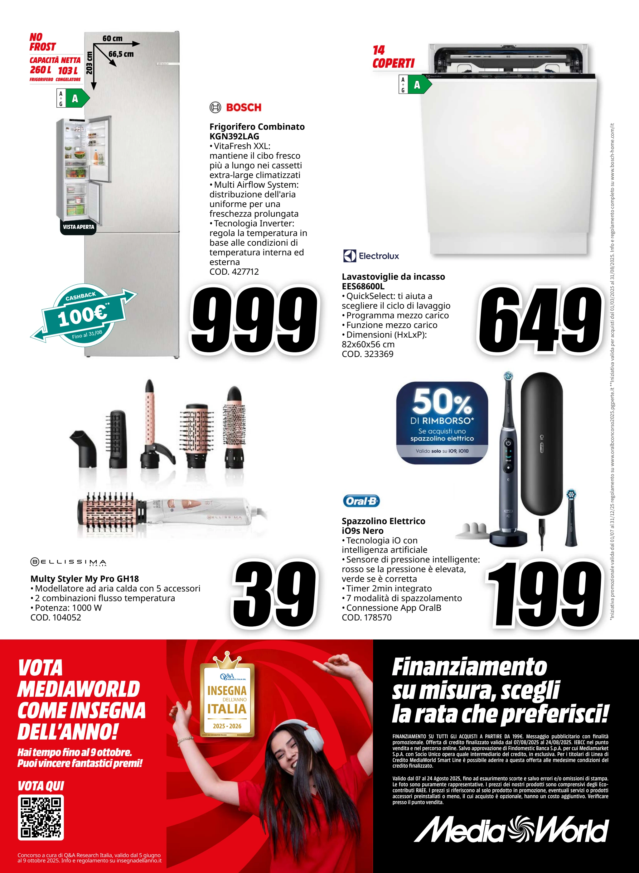 mediaworld - Volantino Mediaworld - La Casa per Me valido dal 07/08 al 24/08 - page: 32