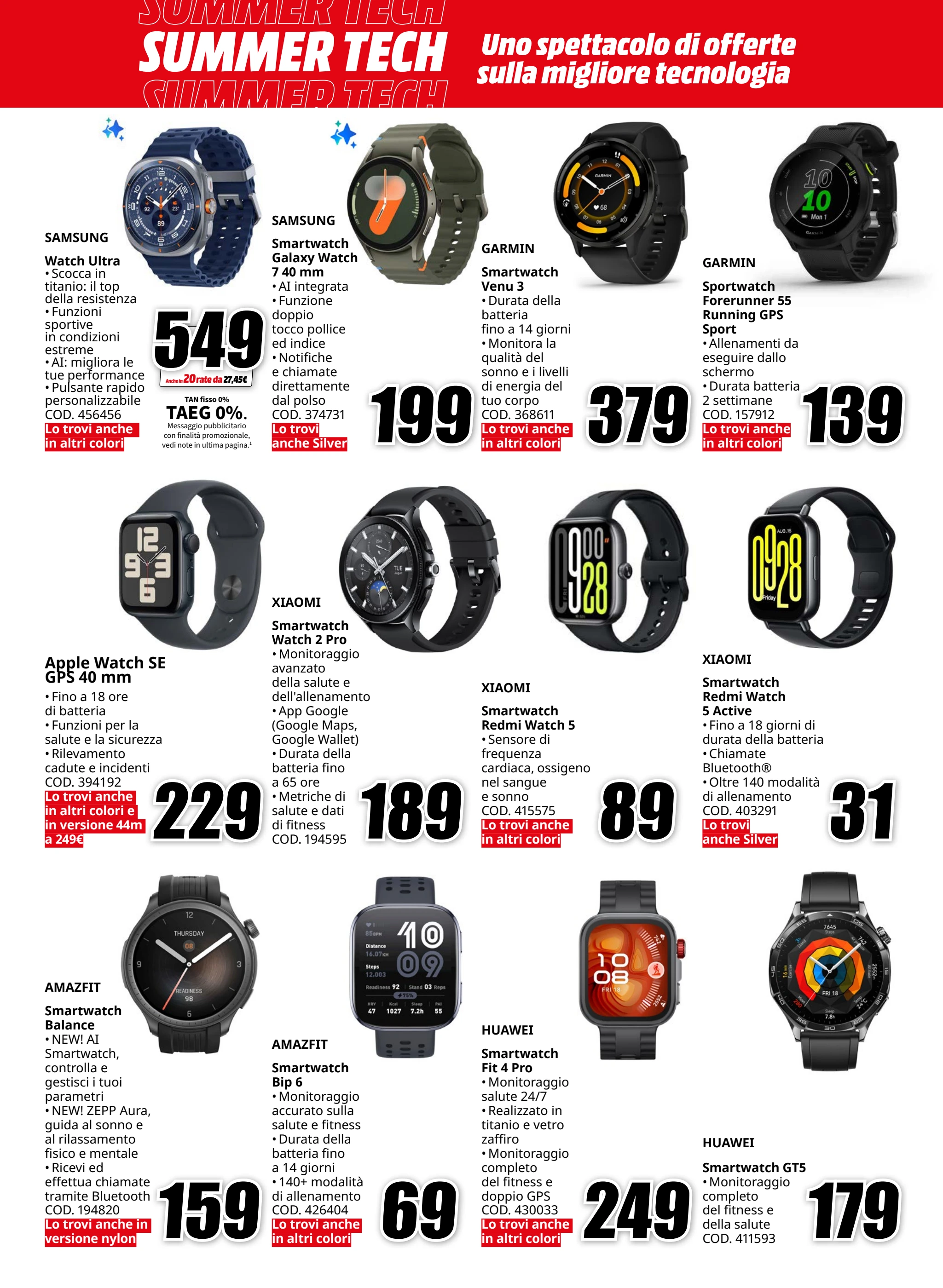 mediaworld - Volantino Mediaworld valido dal 11/08 al 20/08 - page: 10