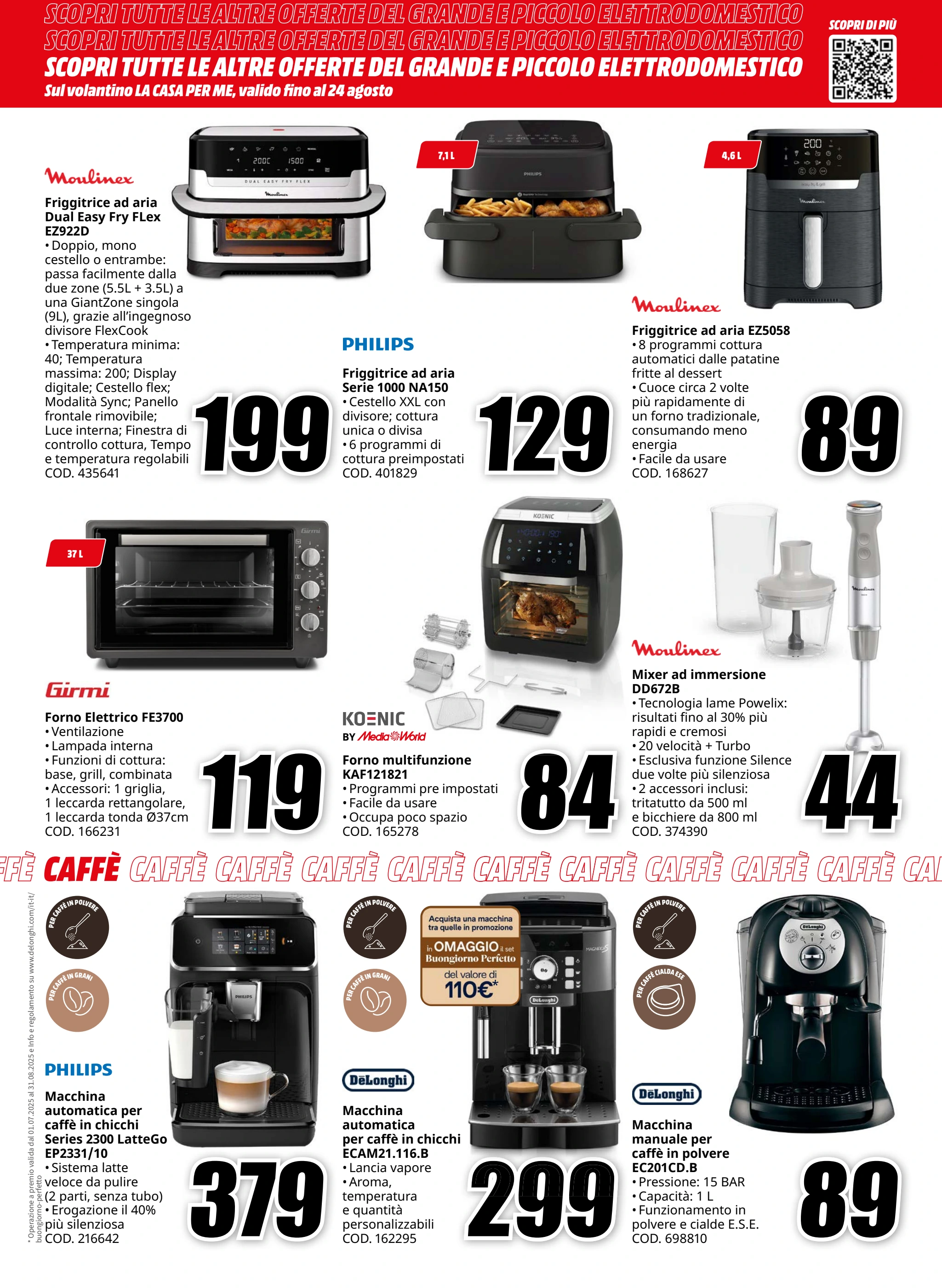 mediaworld - Volantino Mediaworld valido dal 11/08 al 20/08 - page: 25