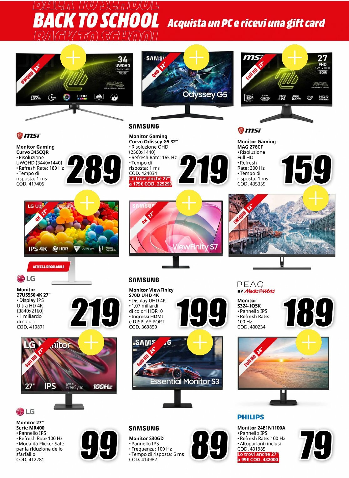 mediaworld - Volantino Mediaworld - Back to school valido dal 21/08 al 31/08 - page: 12