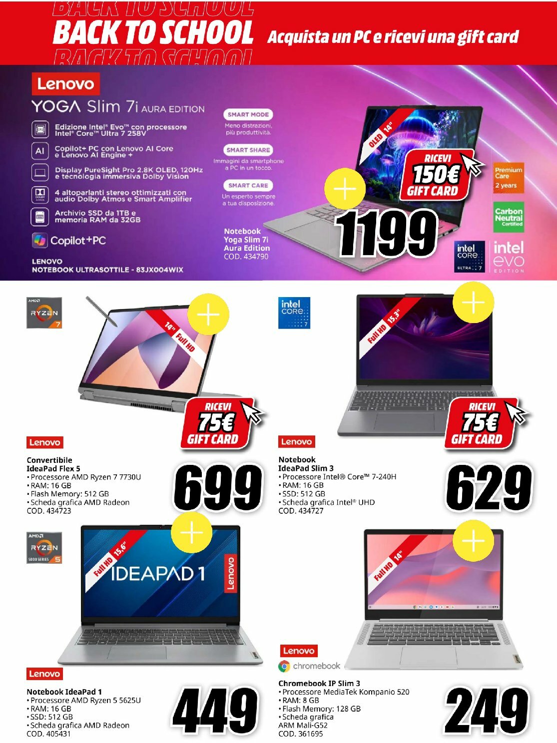 mediaworld - Volantino Mediaworld - Back to school valido dal 21/08 al 31/08 - page: 4